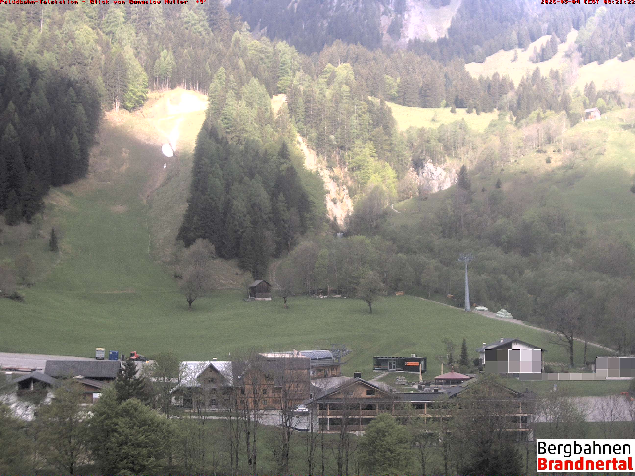 Blick auf Palüdbahn von Bungalow Müller