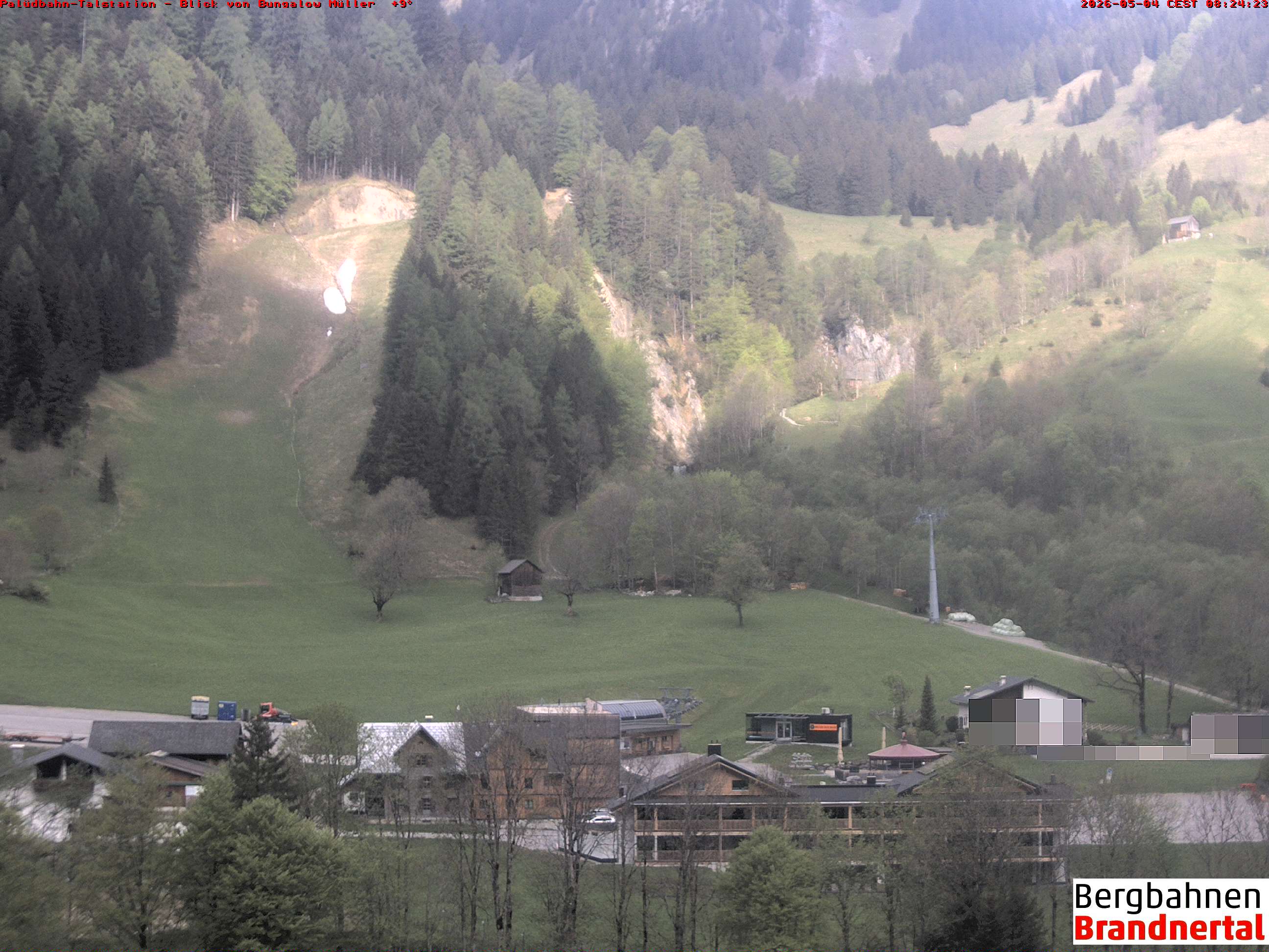 Blick auf Palüdbahn von Bungalow Müller