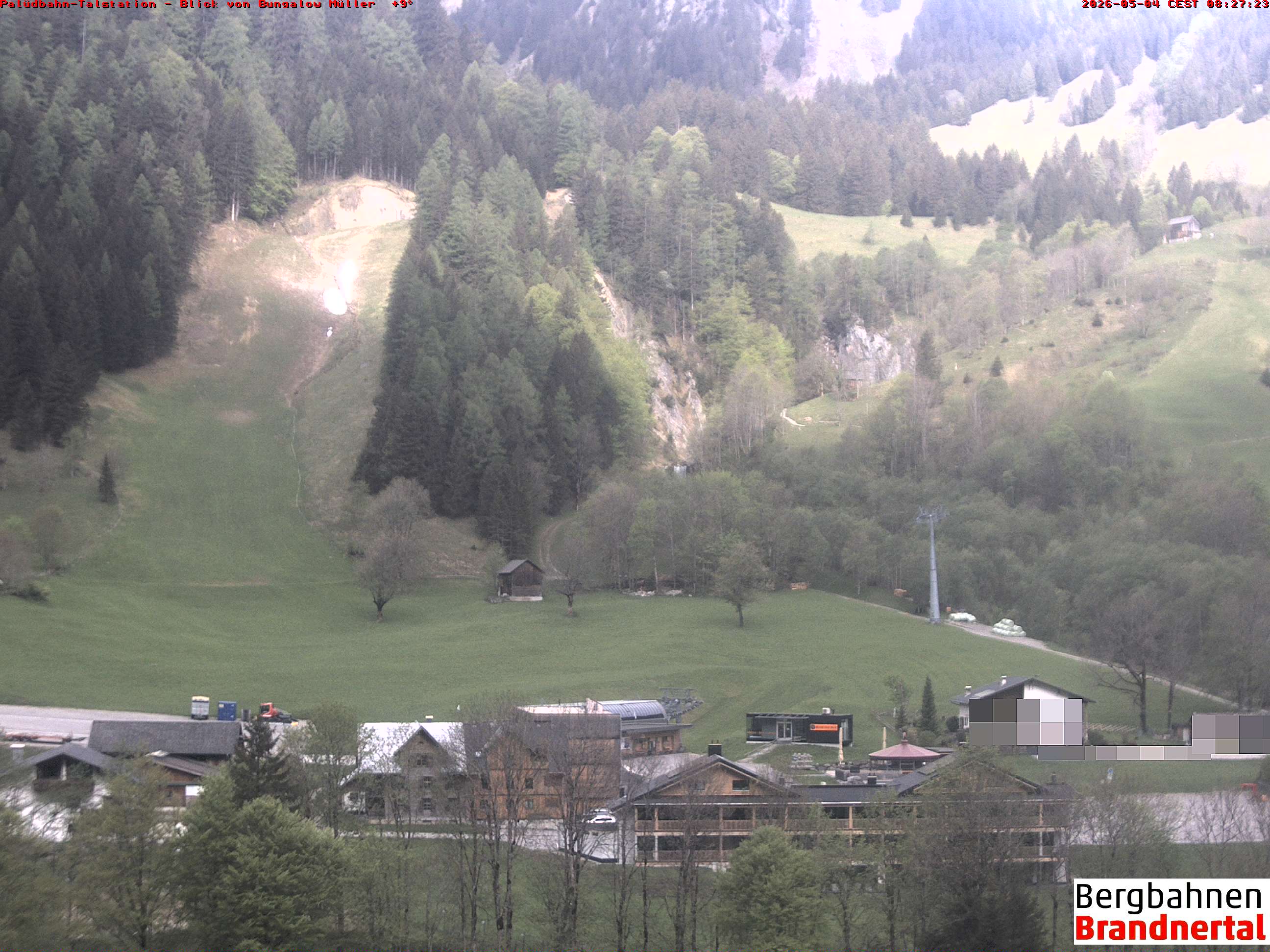 Blick auf Palüdbahn von Bungalow Müller