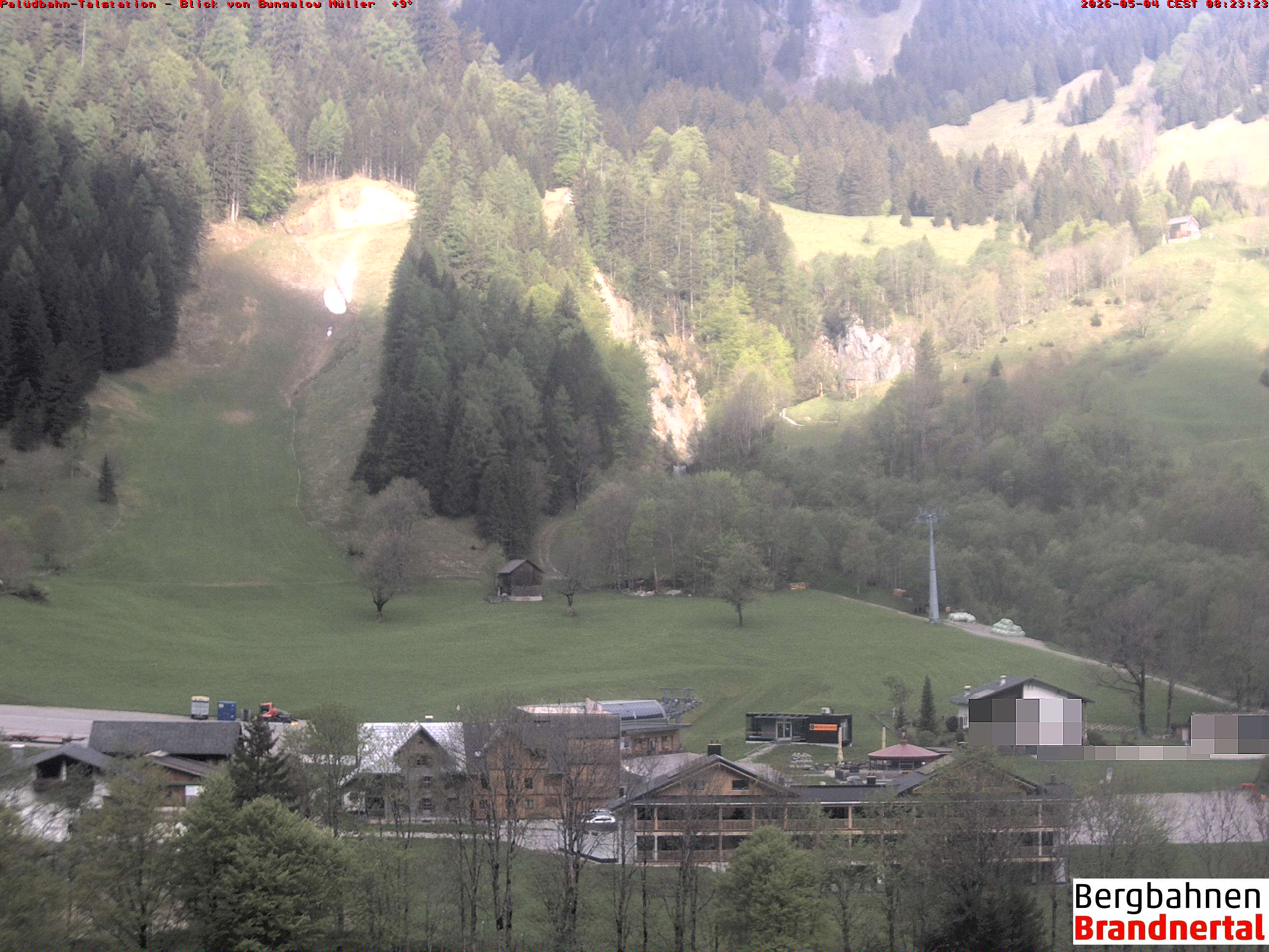 Blick auf Palüdbahn von Bungalow Müller