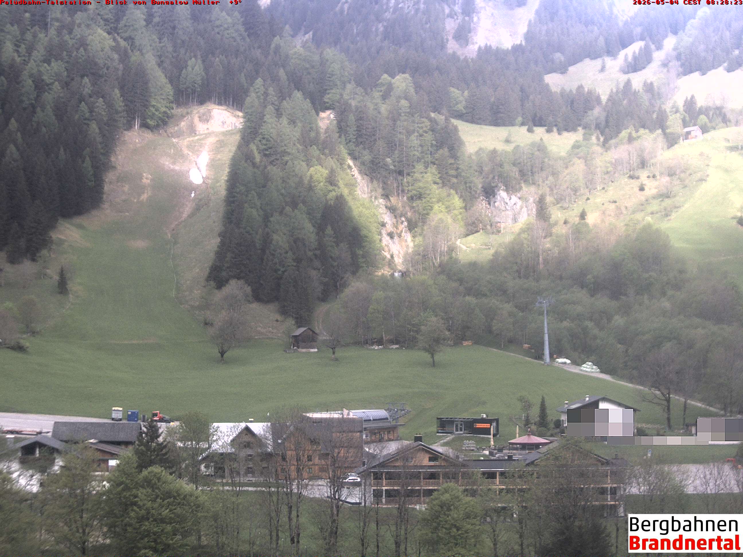Blick auf Palüdbahn von Bungalow Müller