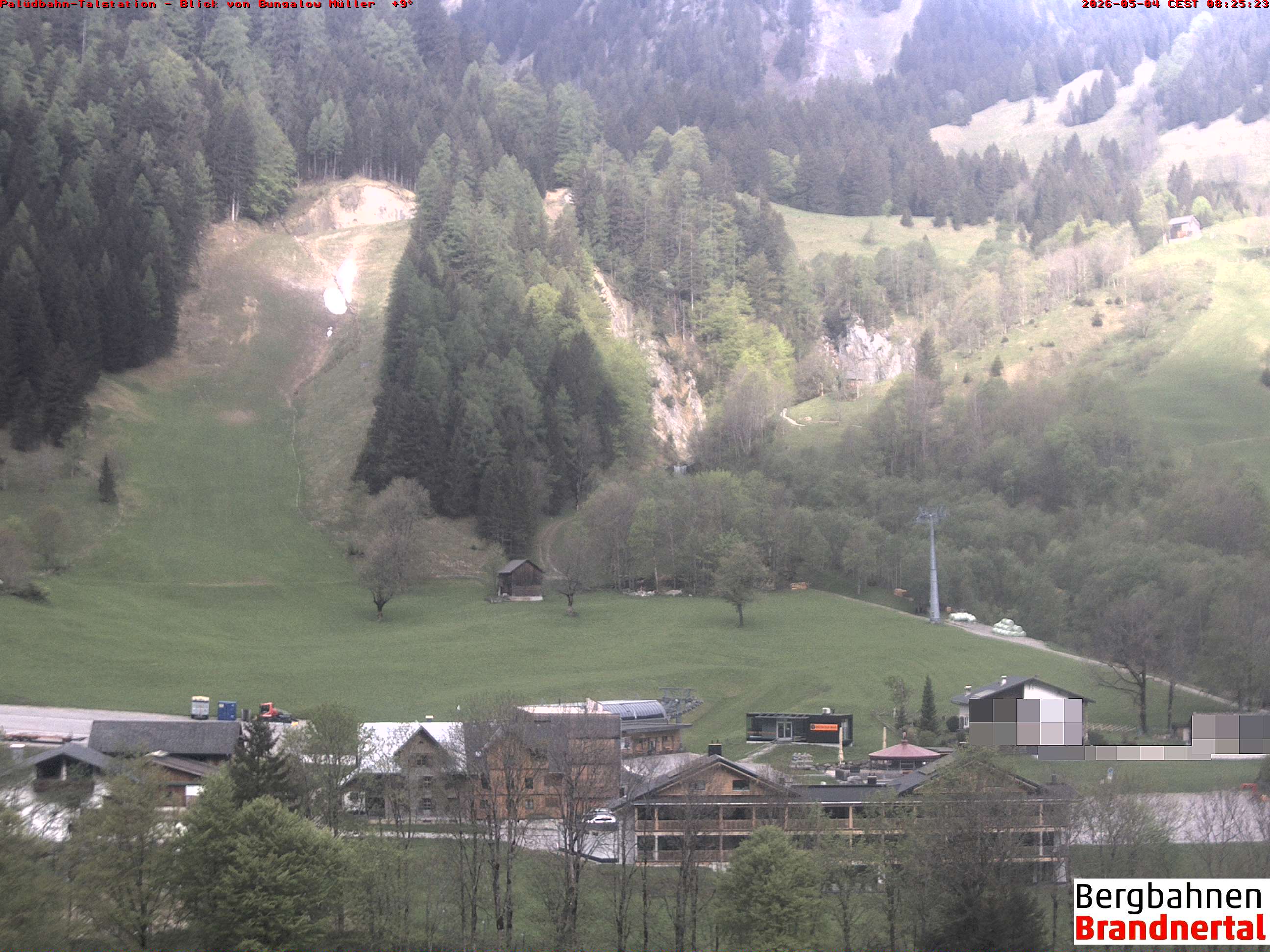 Blick auf Palüdbahn von Bungalow Müller