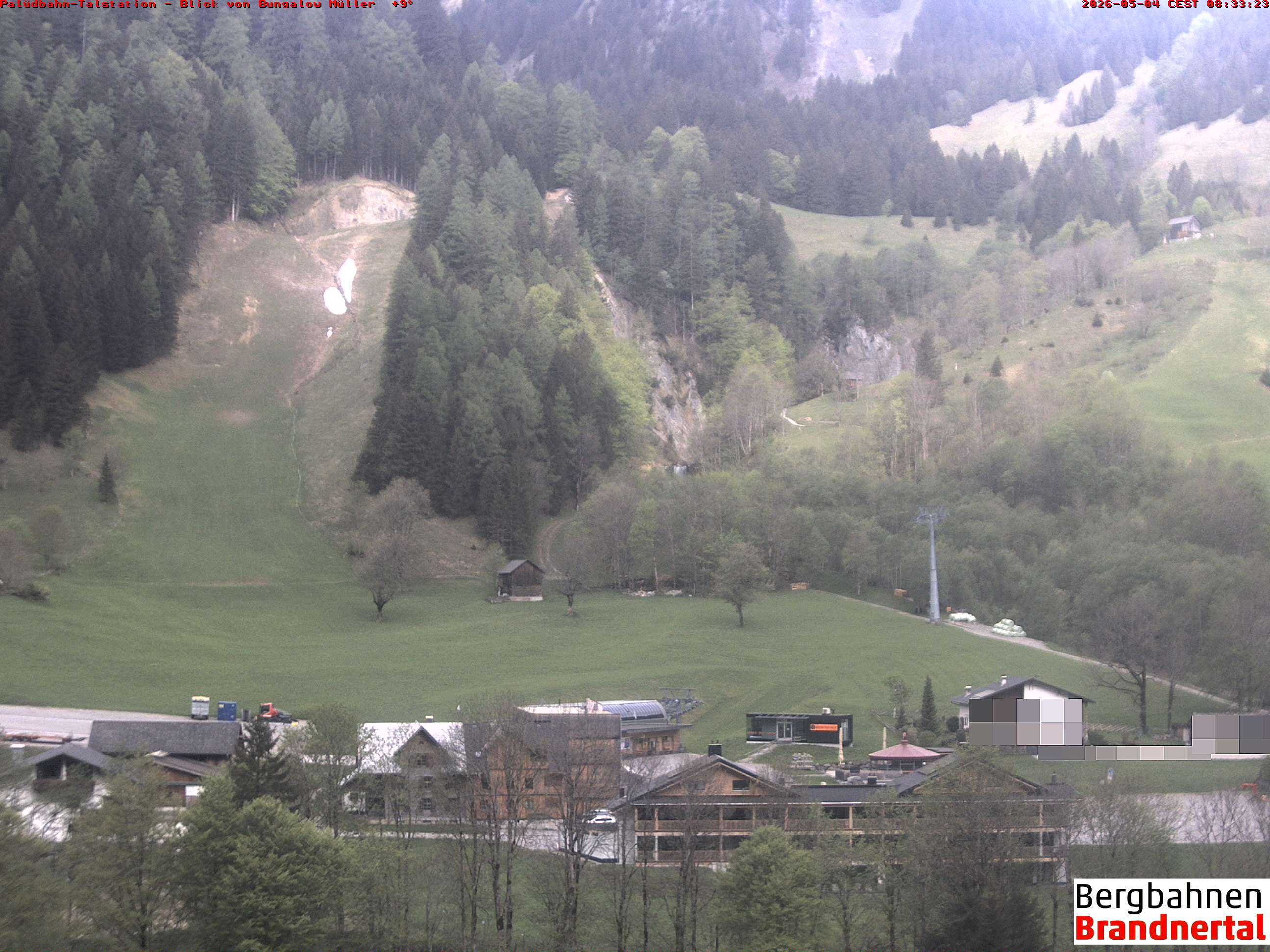 Blick auf Palüdbahn von Bungalow Müller