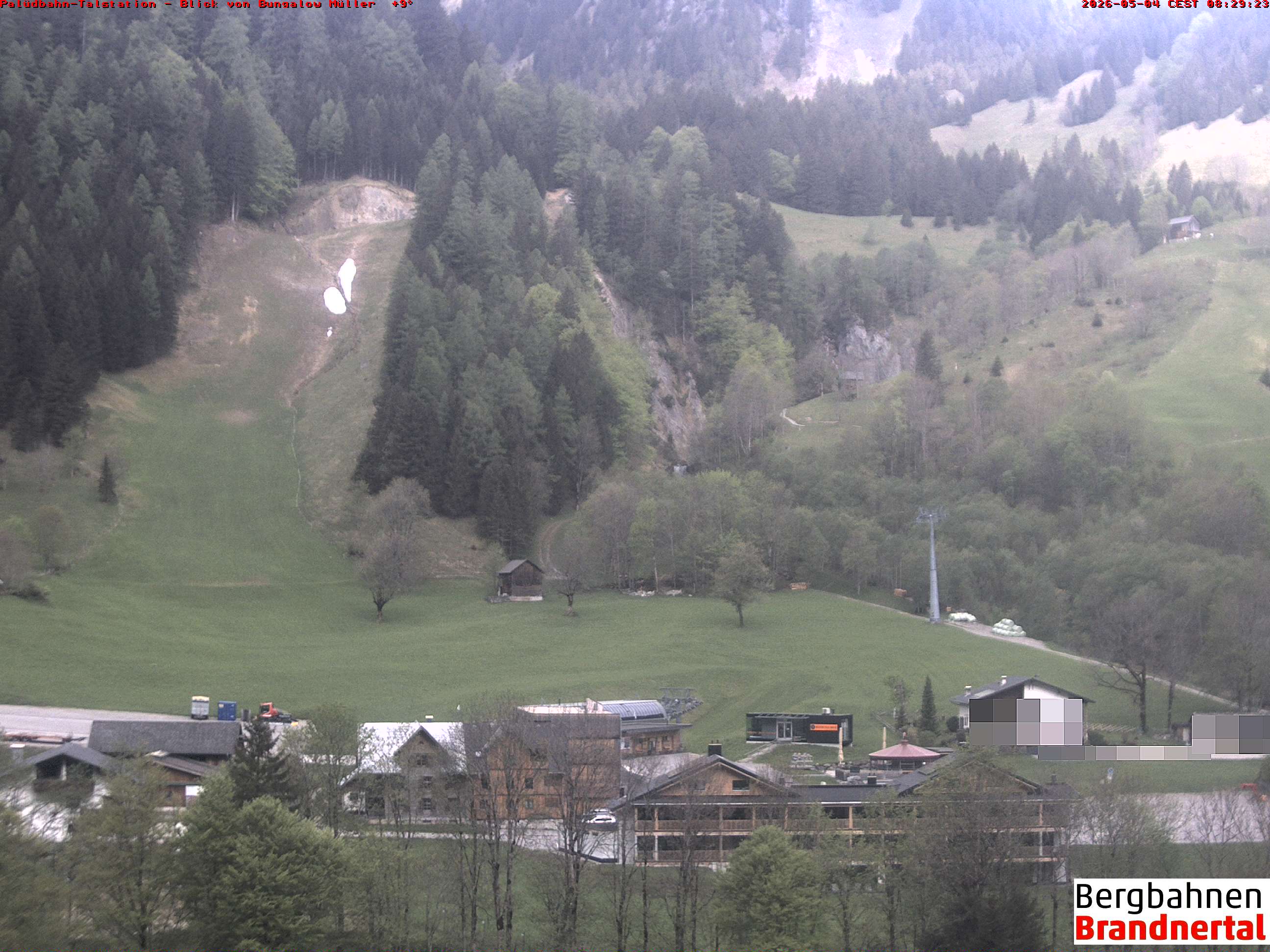 Blick auf Palüdbahn von Bungalow Müller