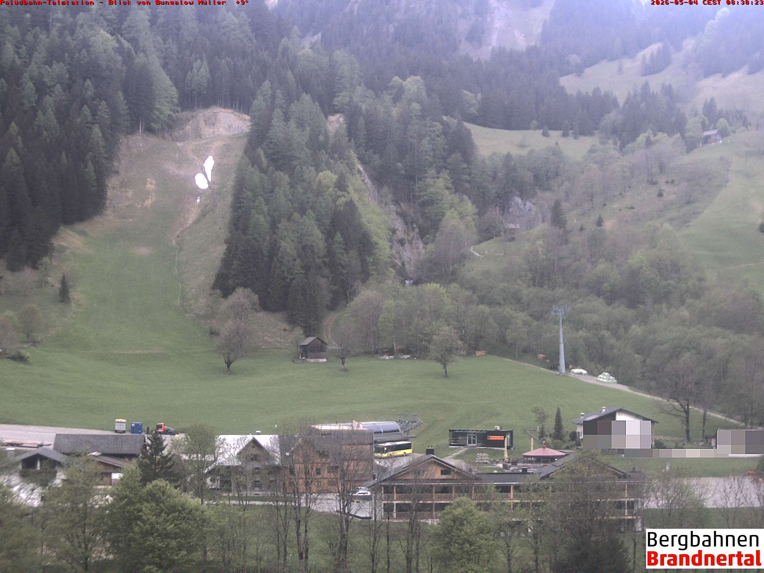 Blick auf Palüdbahn von Bungalow Müller
