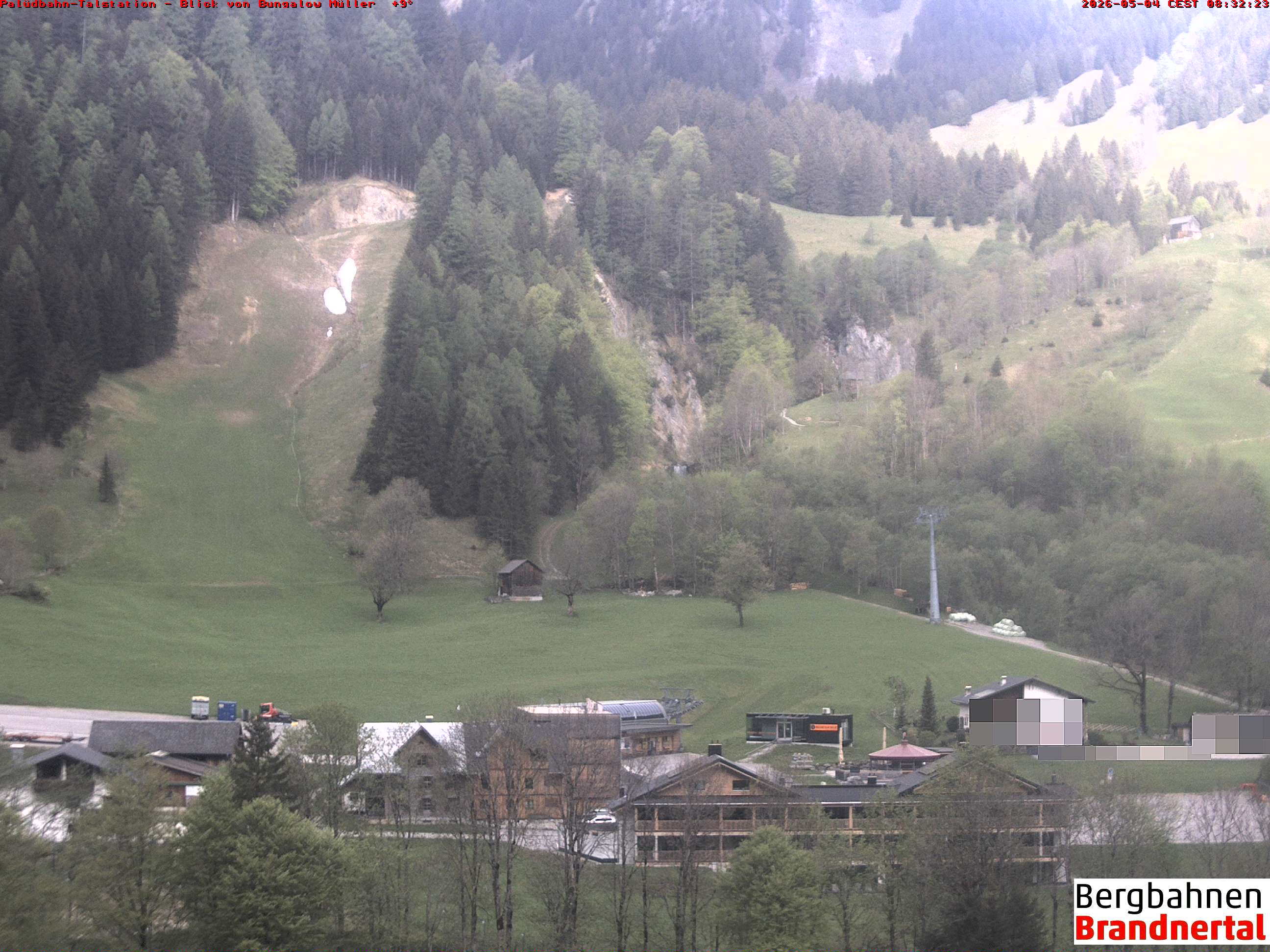 Blick auf Palüdbahn von Bungalow Müller