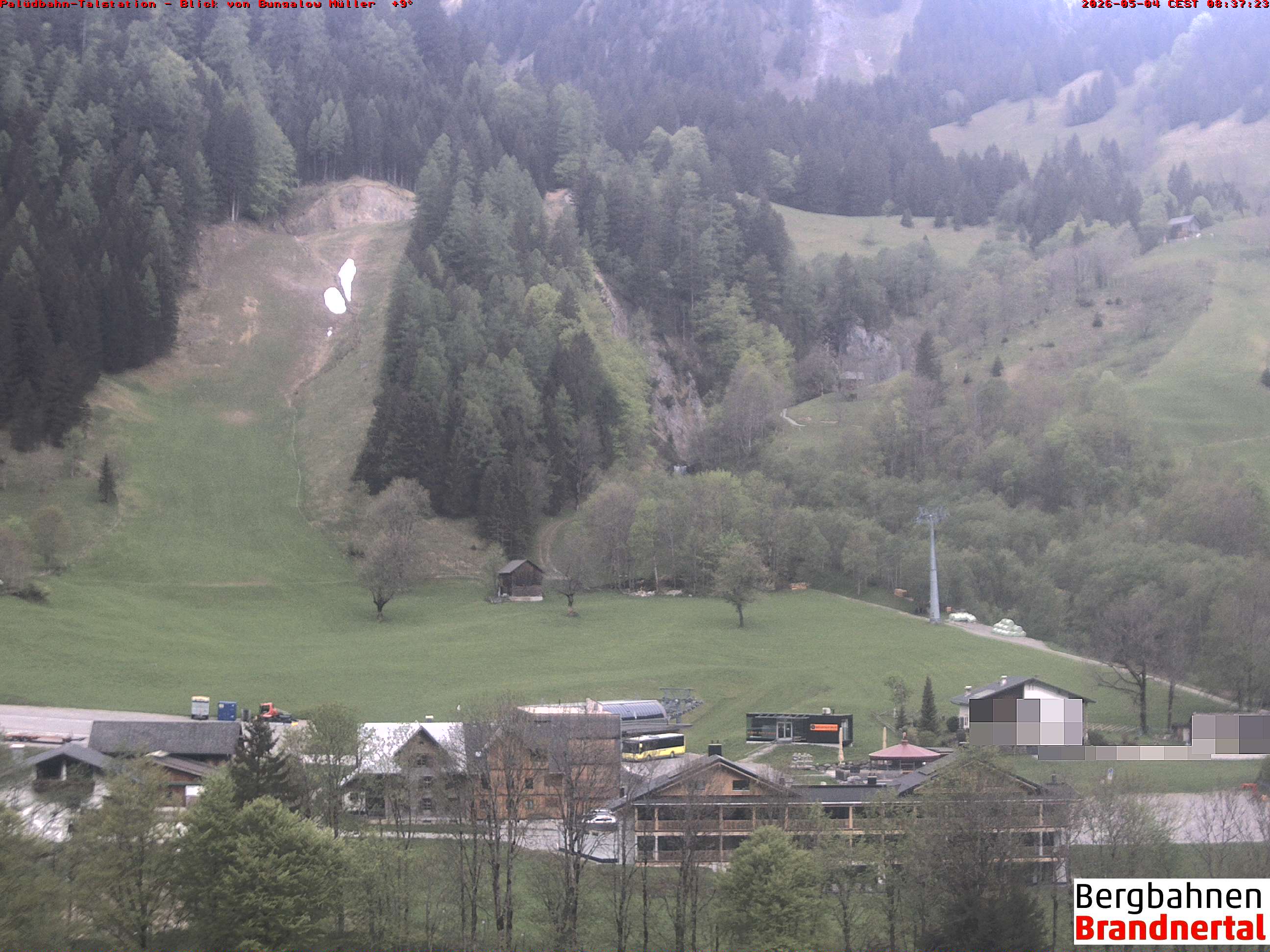 Blick auf Palüdbahn von Bungalow Müller
