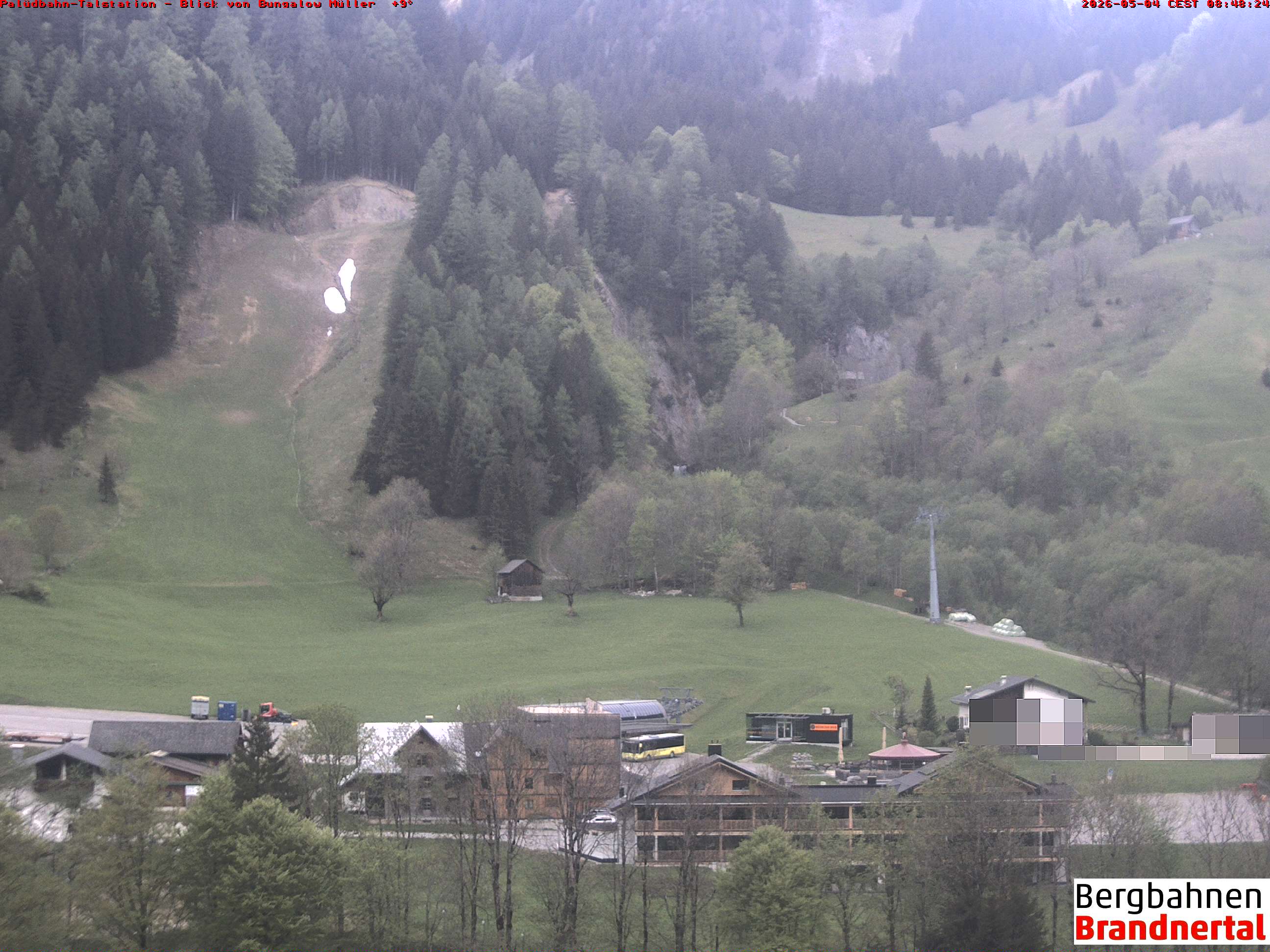Blick auf Palüdbahn von Bungalow Müller