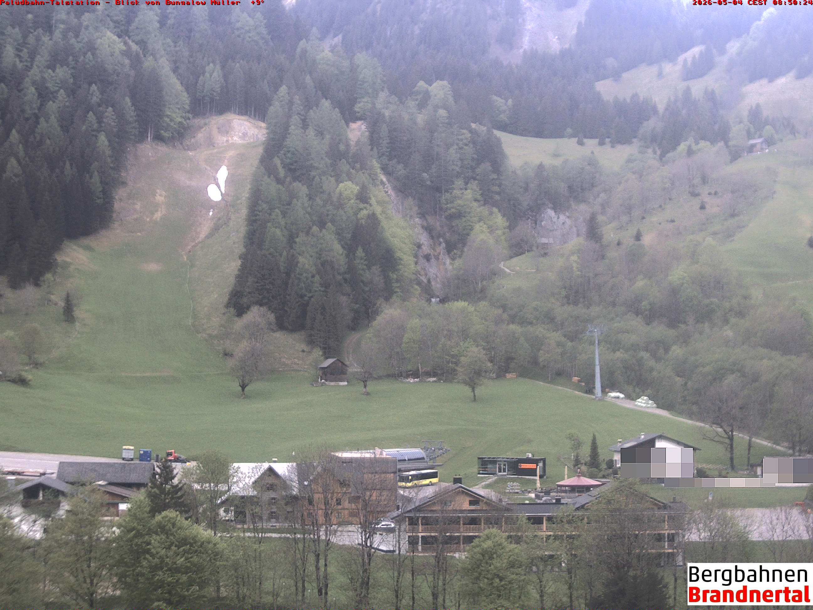 Blick auf Palüdbahn von Bungalow Müller