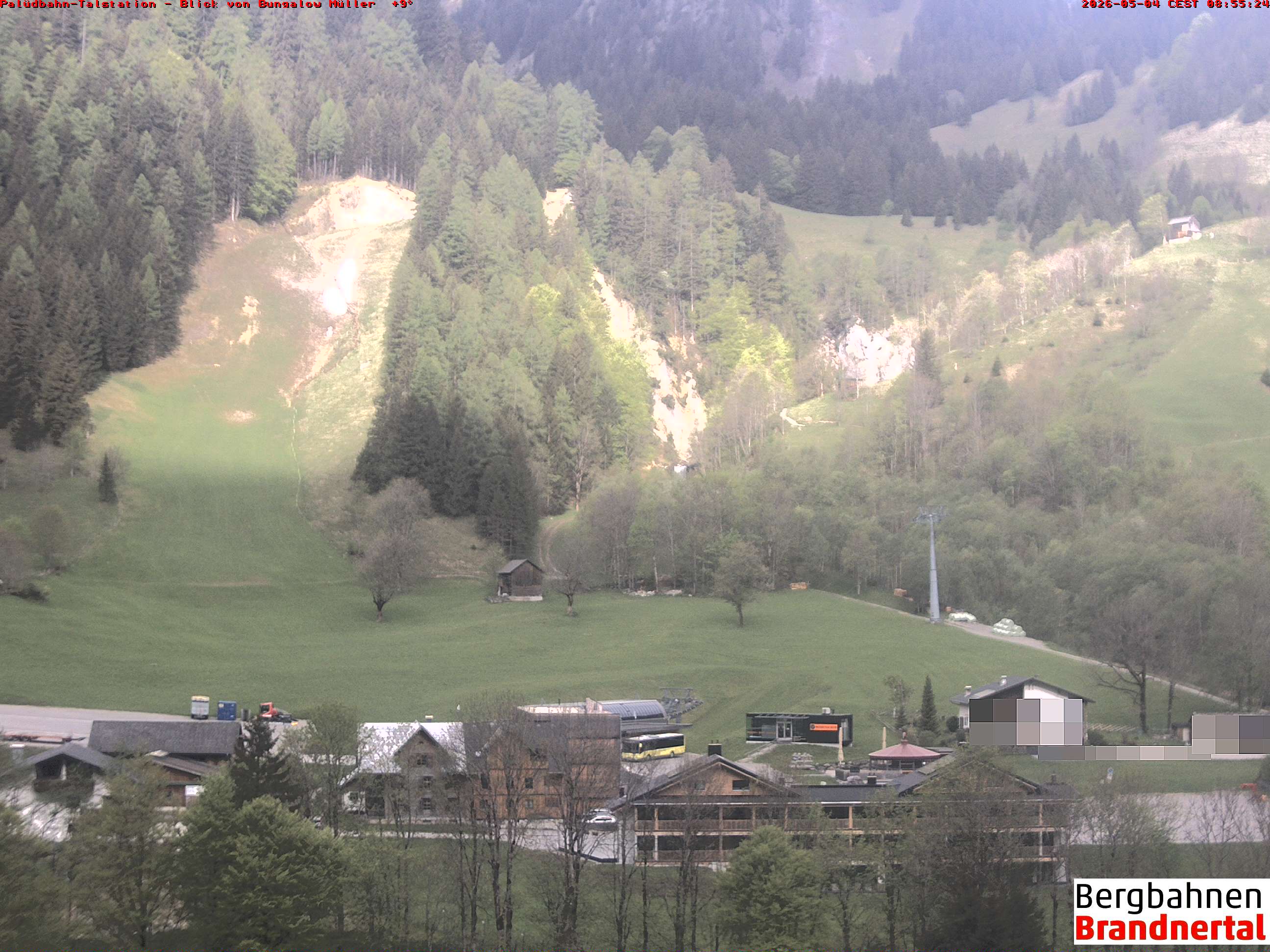 Blick auf Palüdbahn von Bungalow Müller