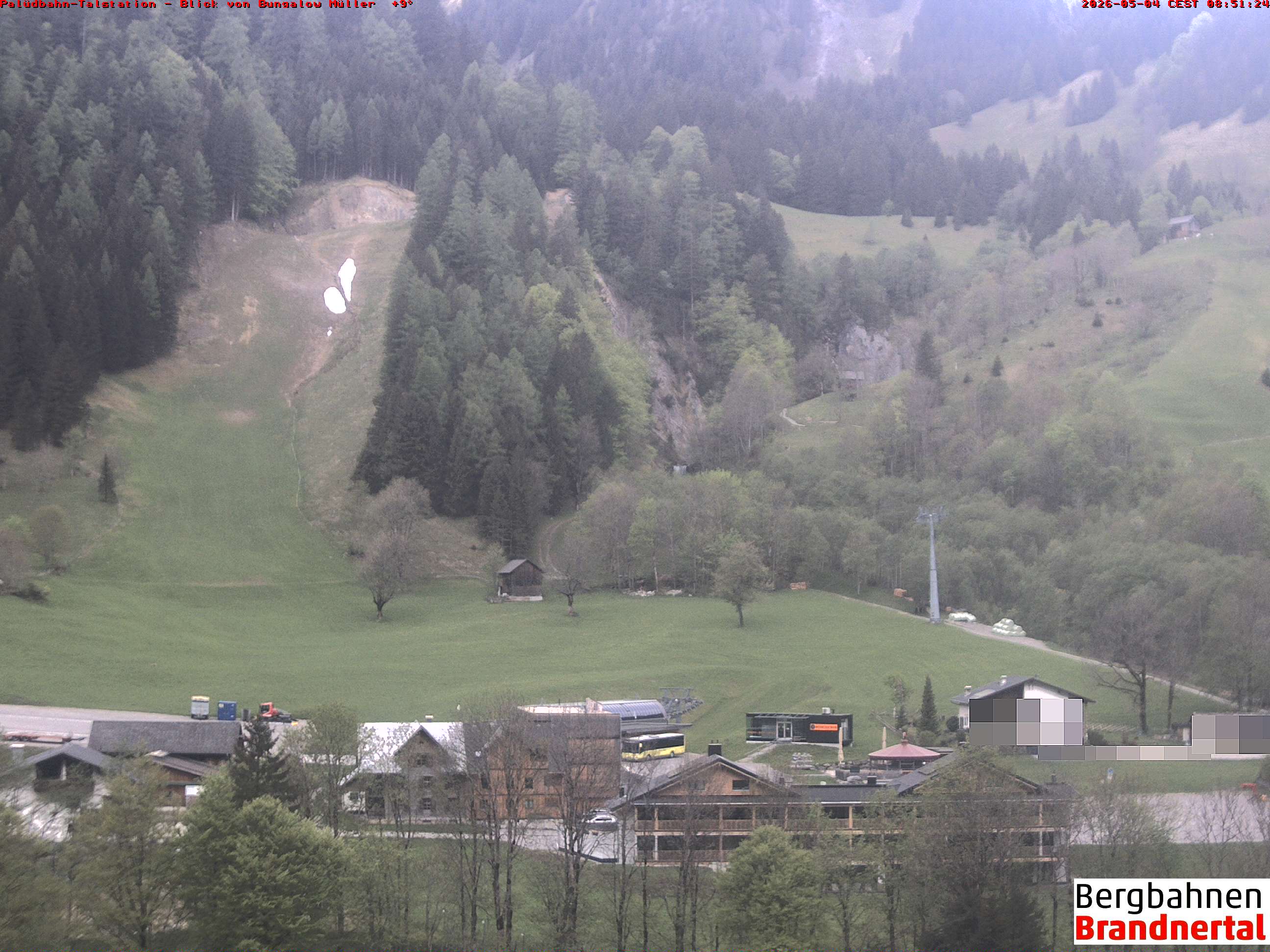 Blick auf Palüdbahn von Bungalow Müller