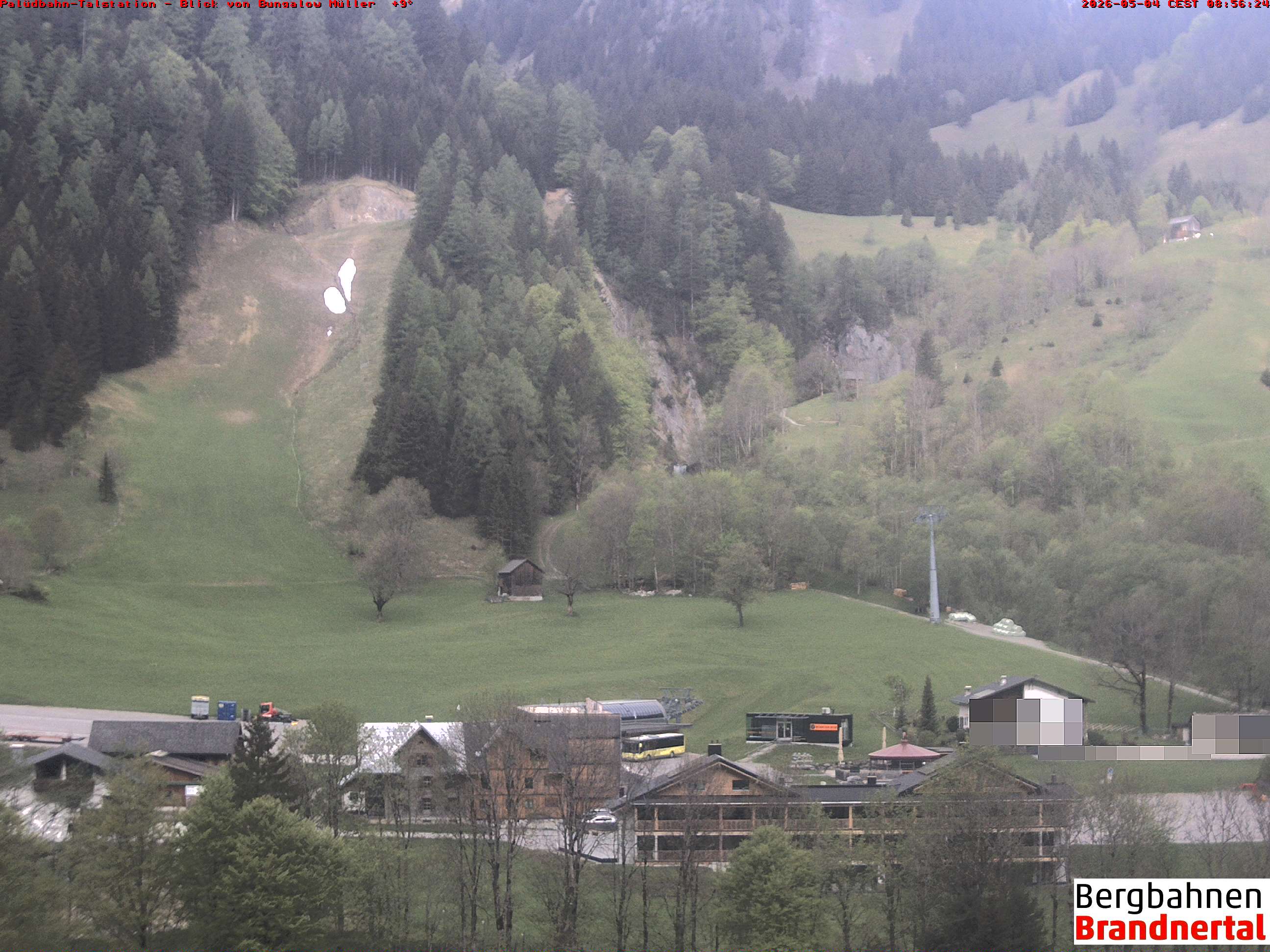 Blick auf Palüdbahn von Bungalow Müller