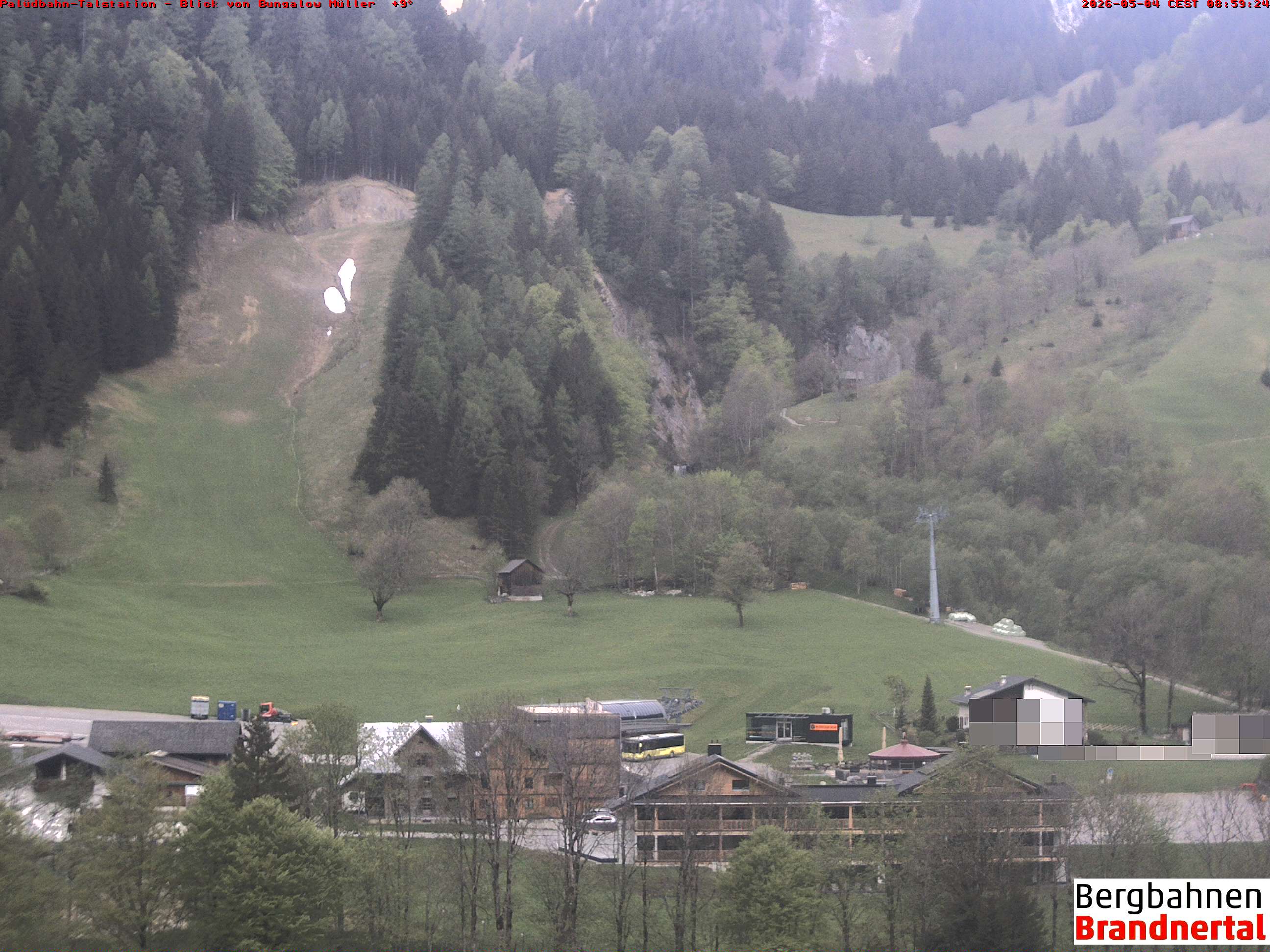 Blick auf Palüdbahn von Bungalow Müller