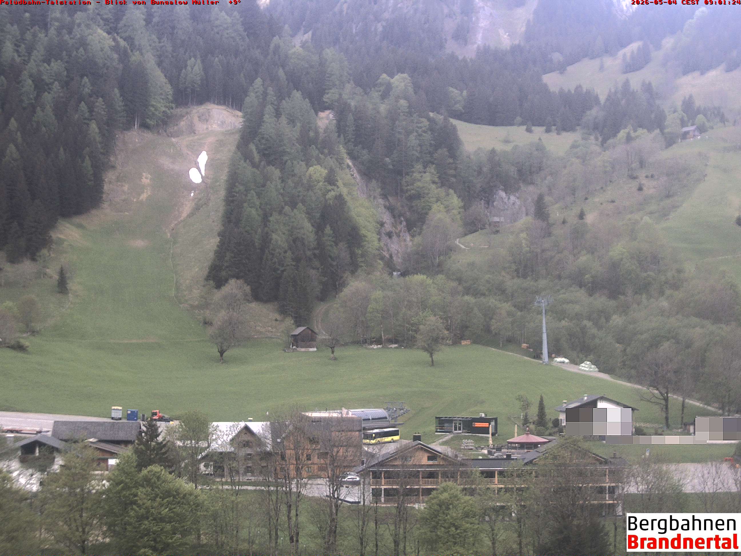 Blick auf Palüdbahn von Bungalow Müller