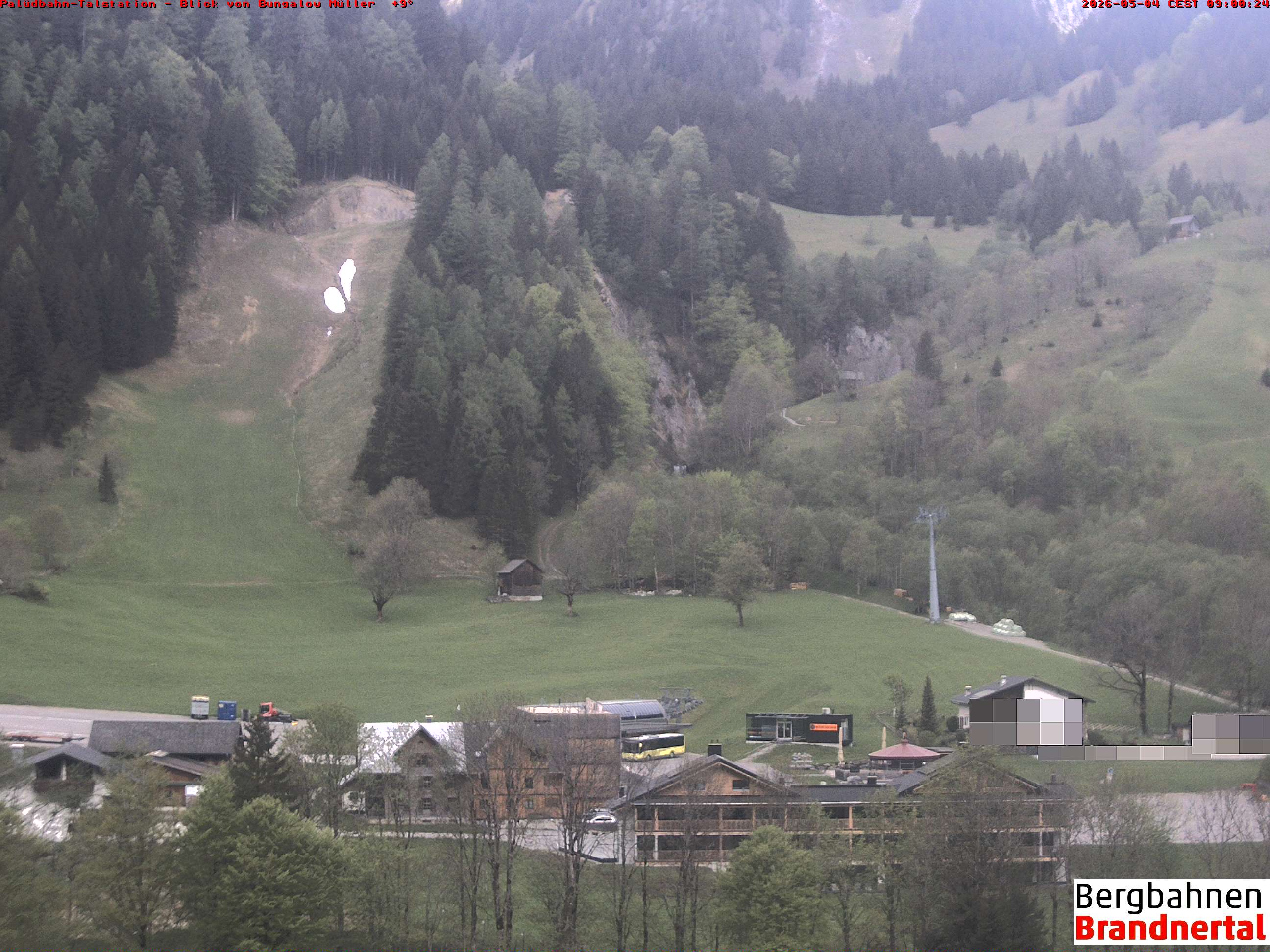 Blick auf Palüdbahn von Bungalow Müller