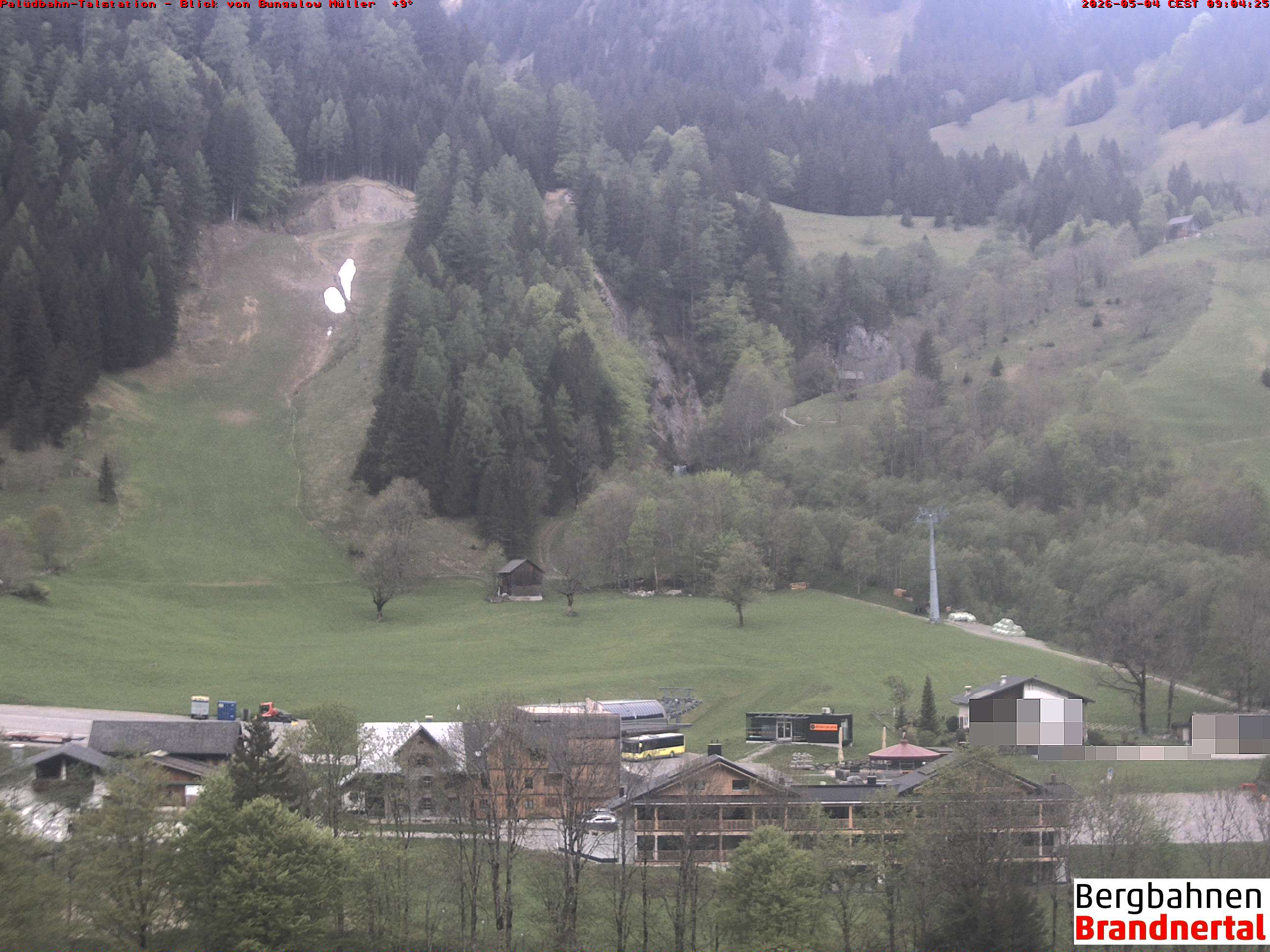 Blick auf Palüdbahn von Bungalow Müller