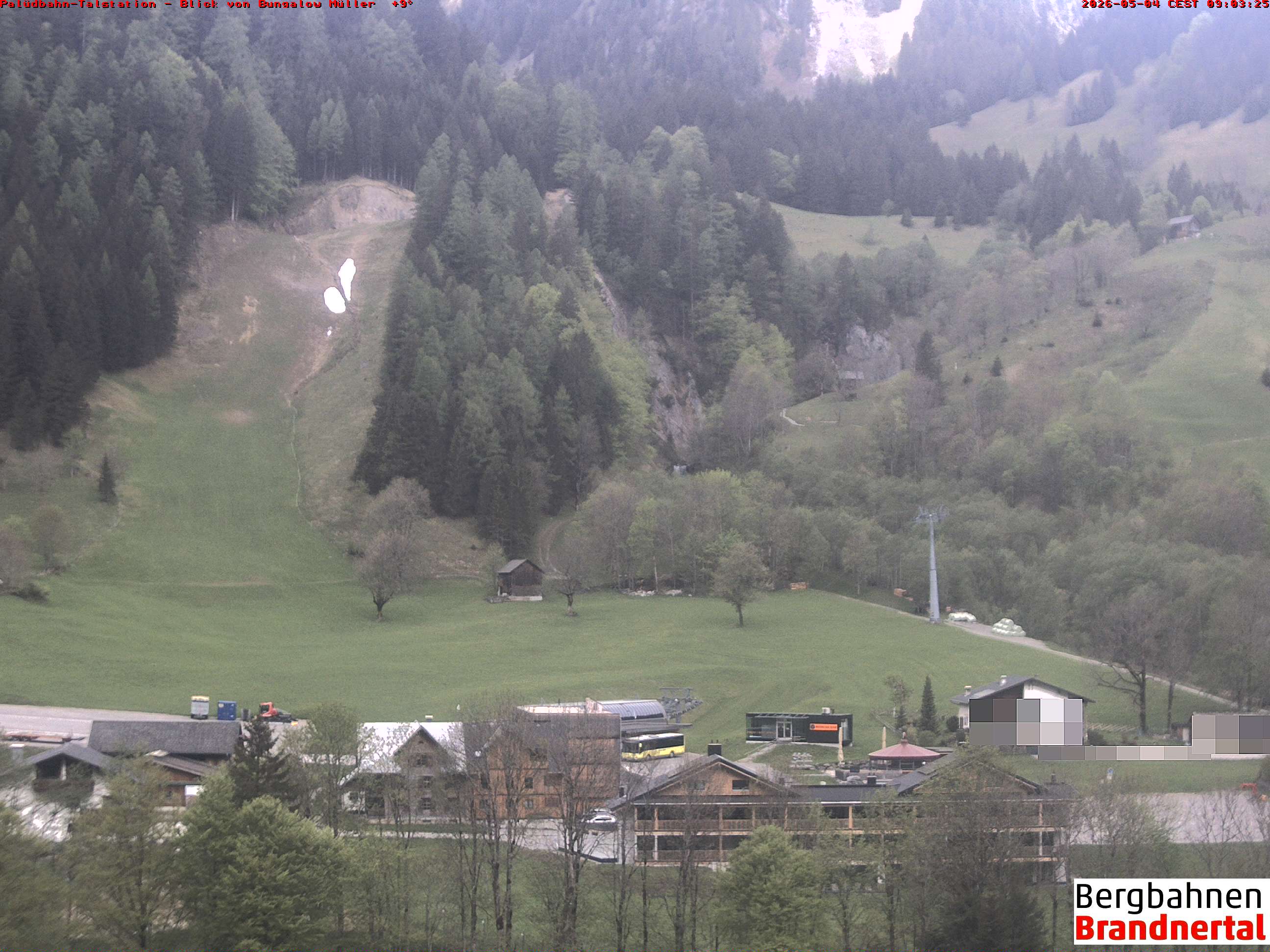 Blick auf Palüdbahn von Bungalow Müller