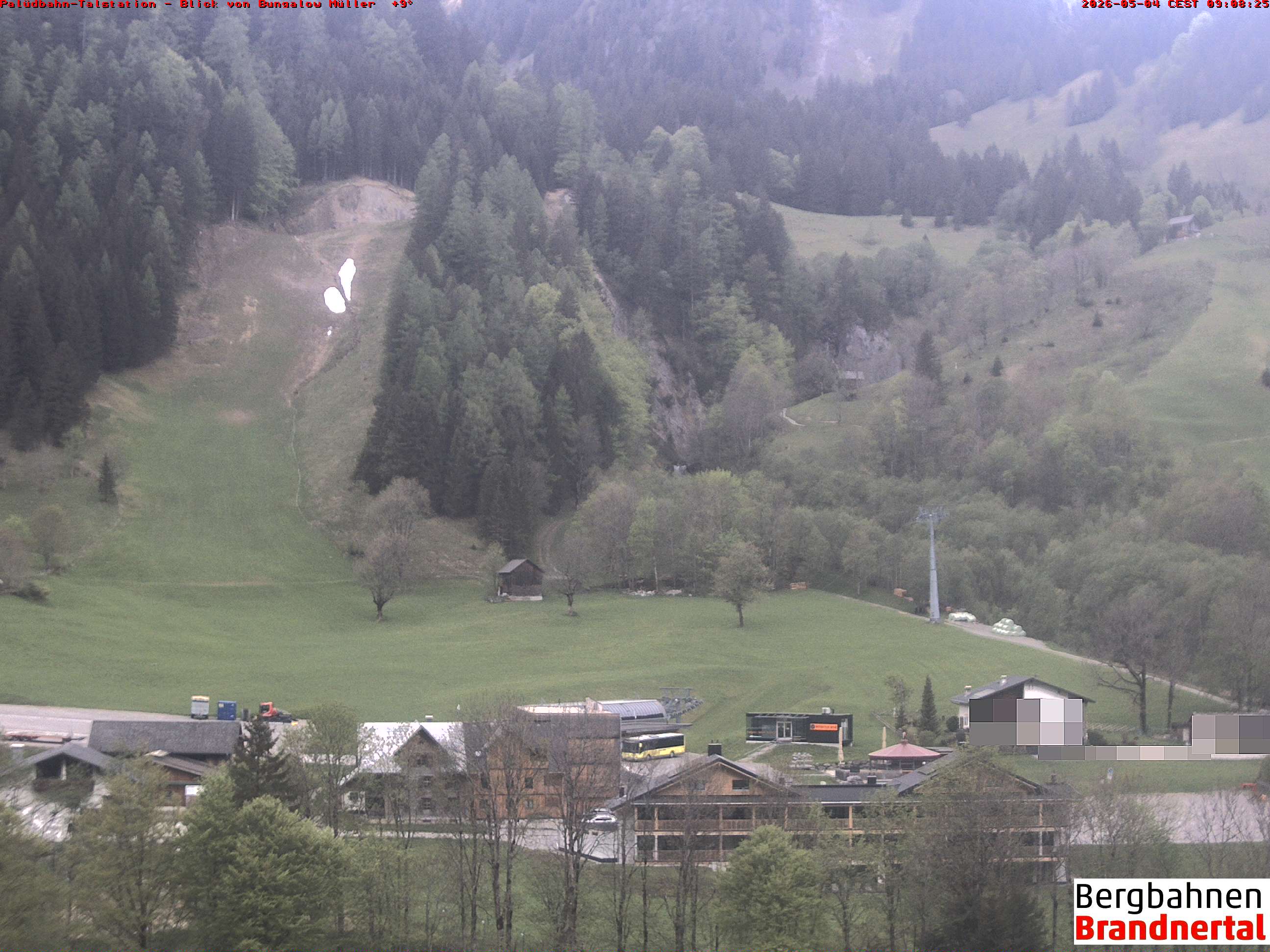 Blick auf Palüdbahn von Bungalow Müller