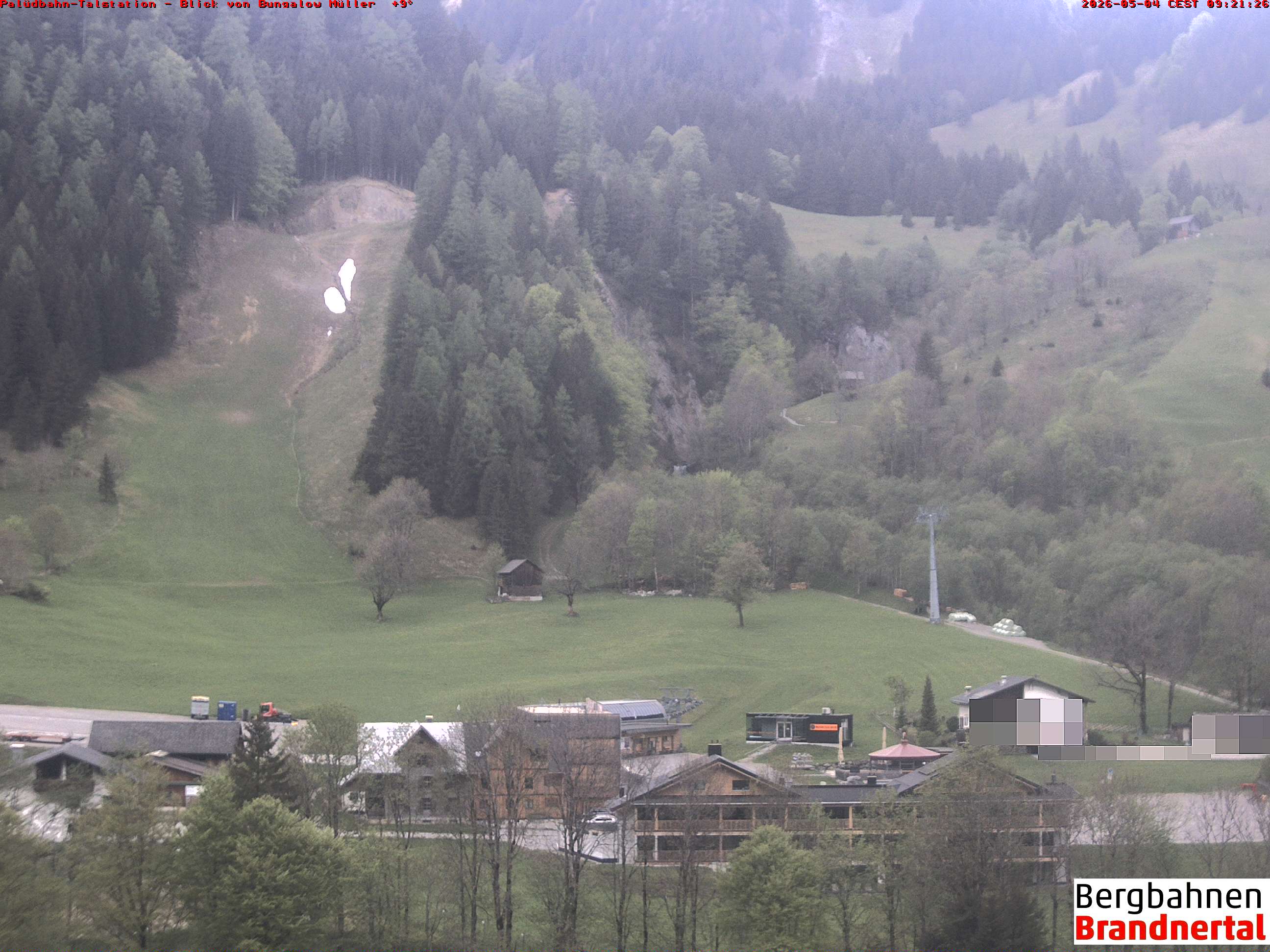 Blick auf Palüdbahn von Bungalow Müller