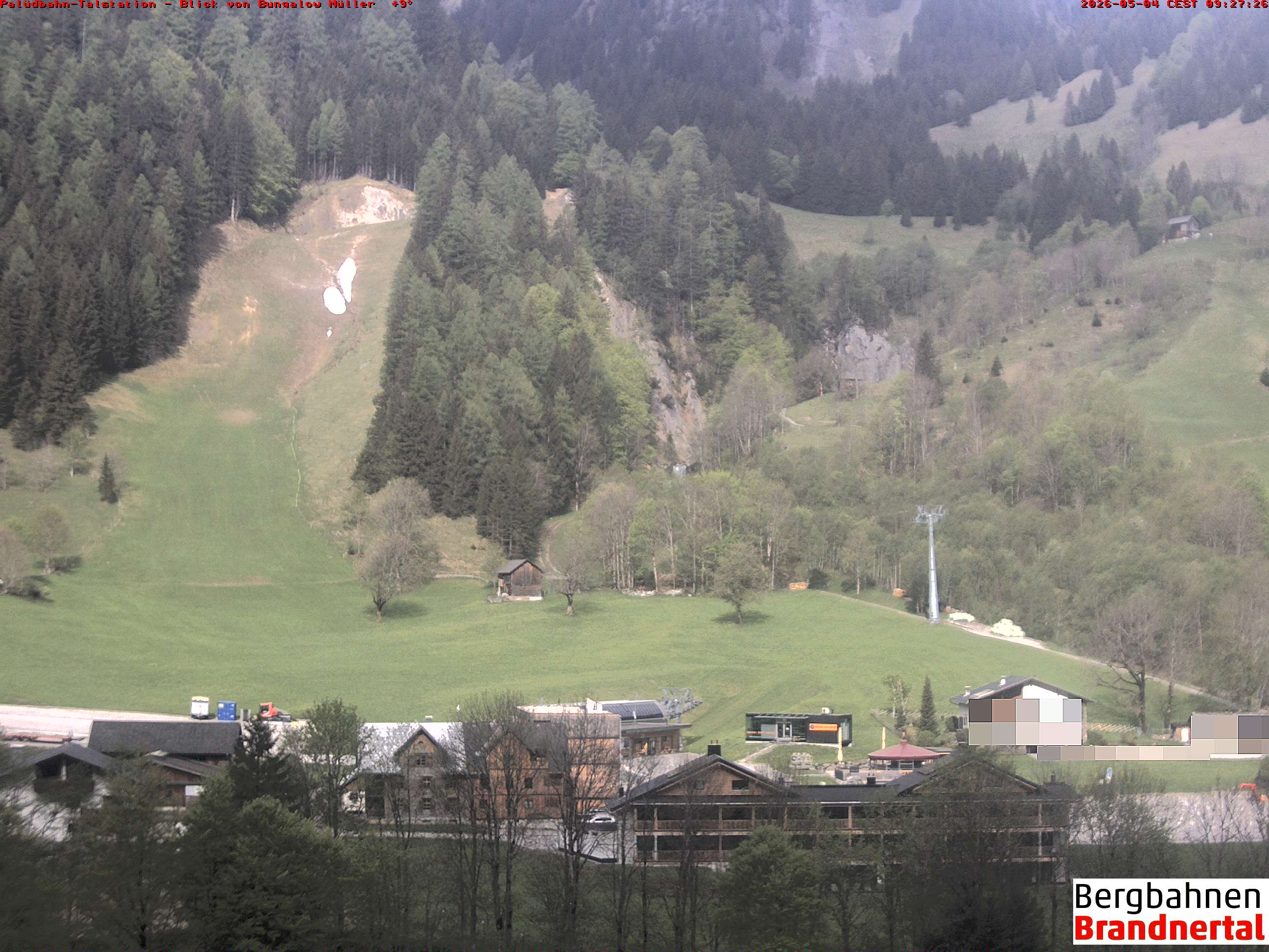 Blick auf Palüdbahn von Bungalow Müller