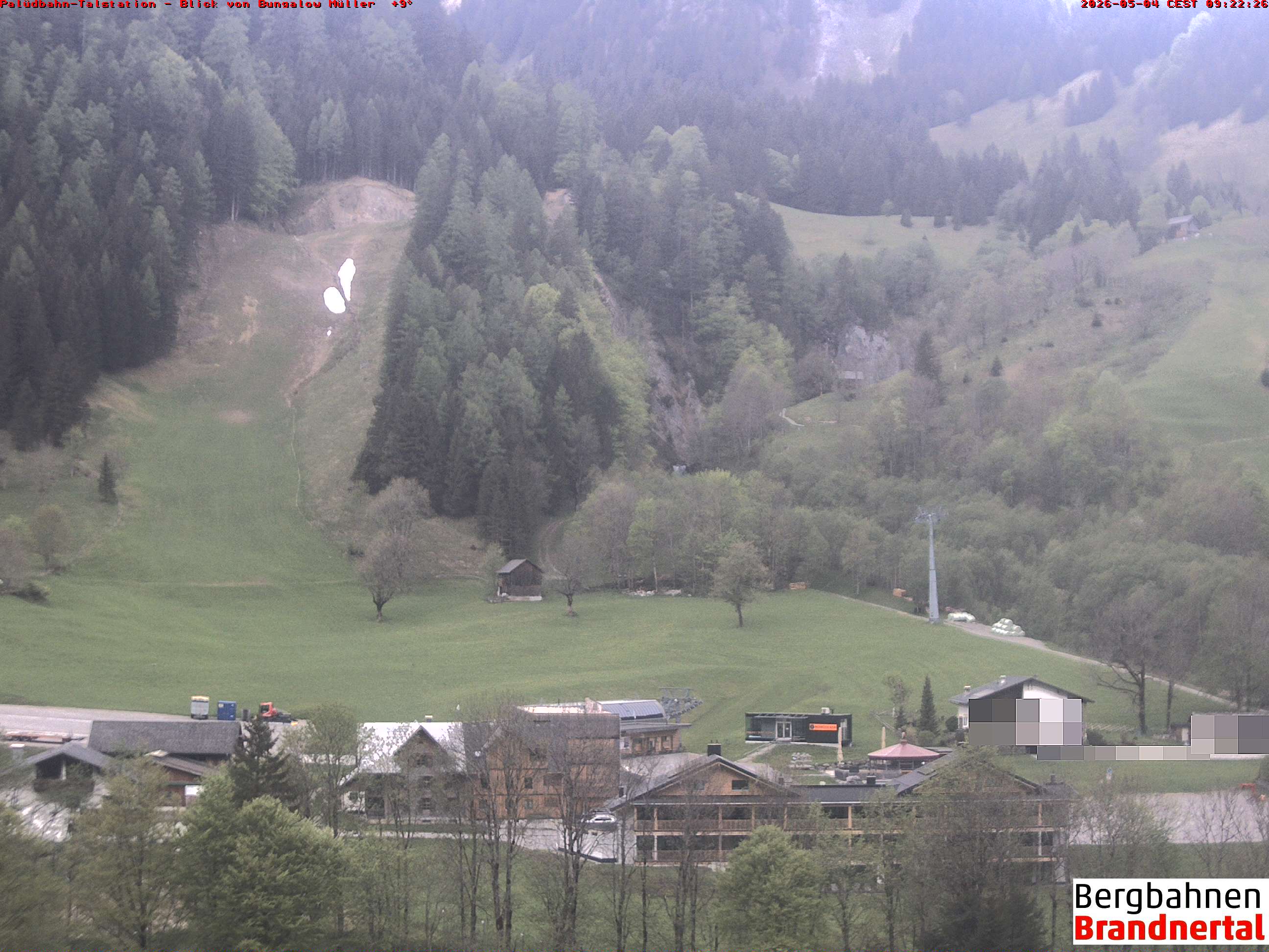 Blick auf Palüdbahn von Bungalow Müller