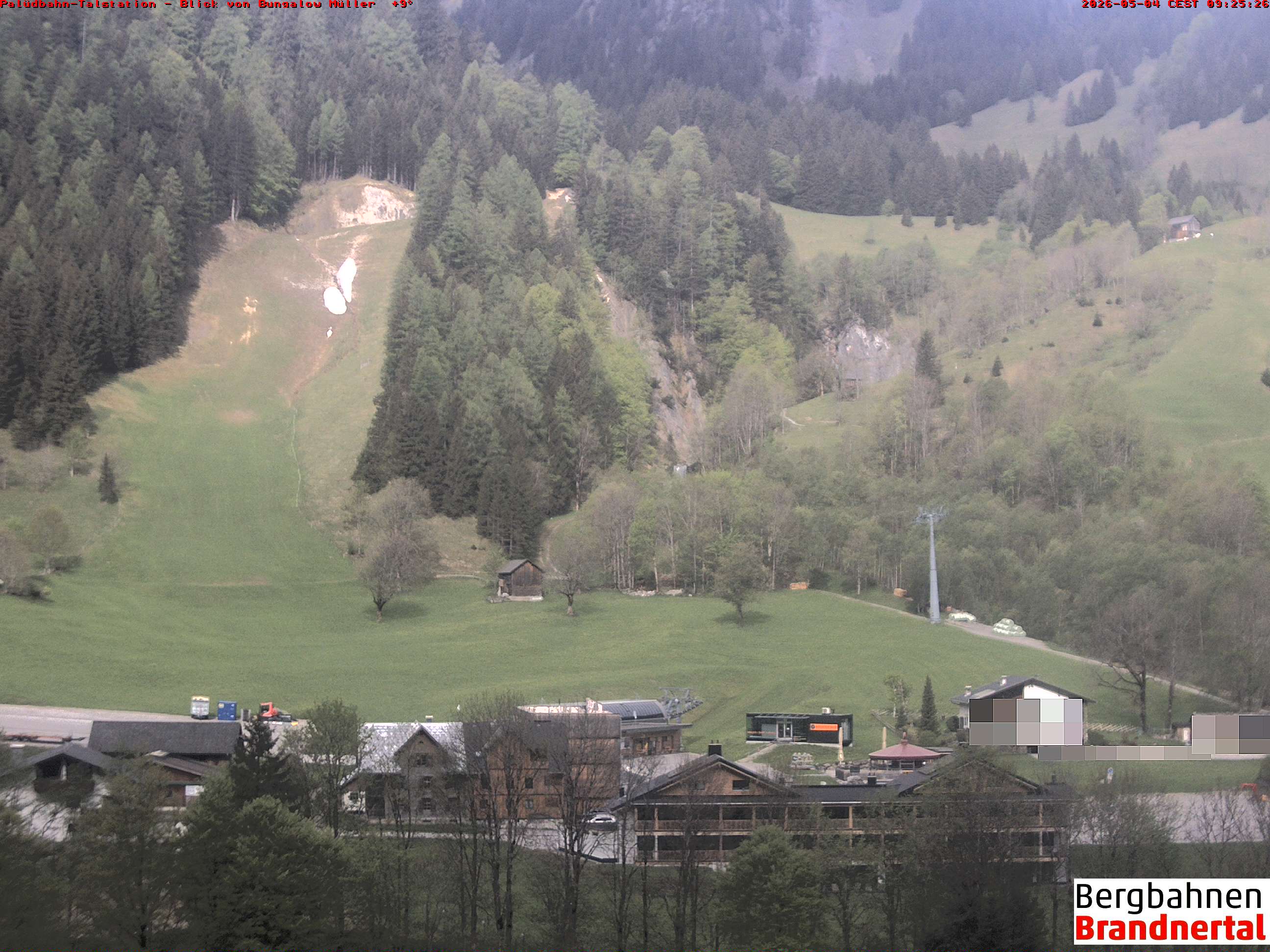 Blick auf Palüdbahn von Bungalow Müller