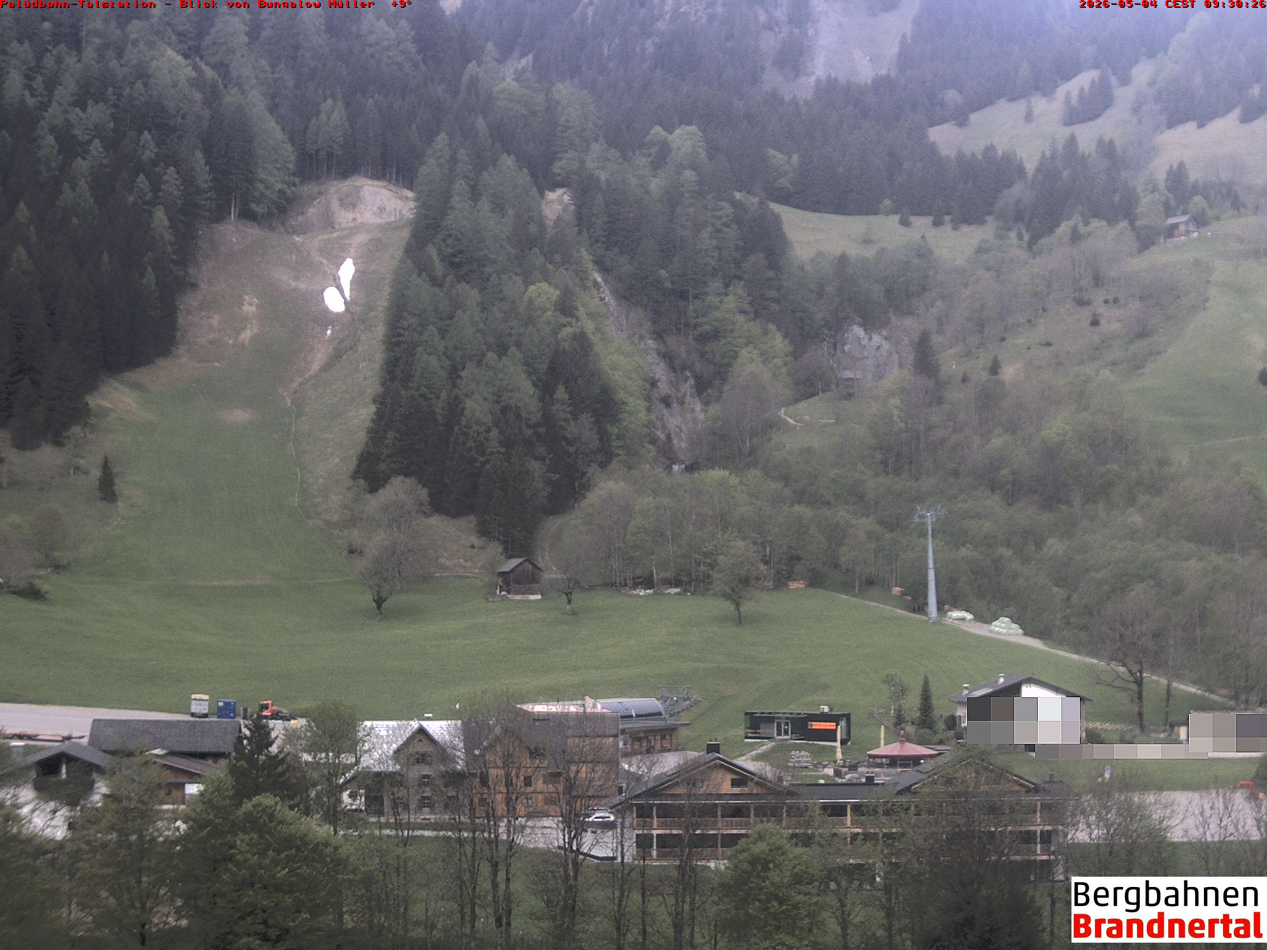 Blick auf Palüdbahn von Bungalow Müller