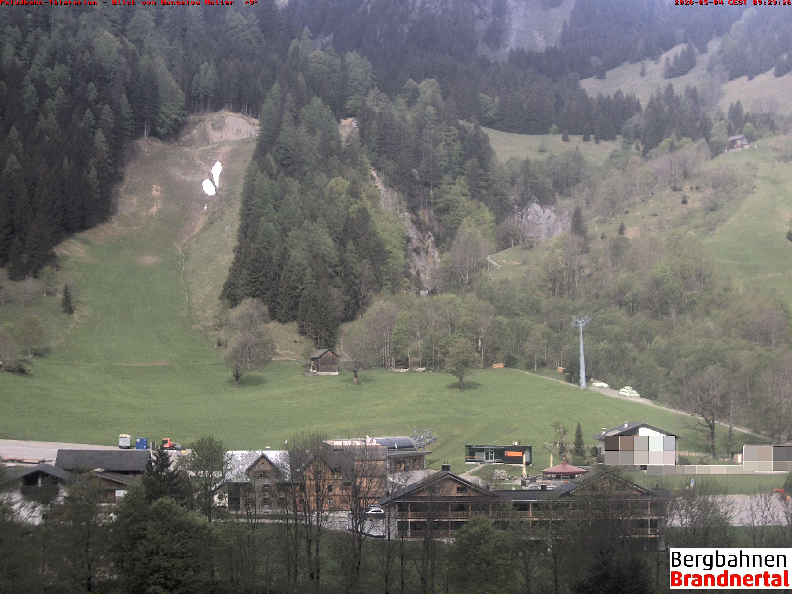 Blick auf Palüdbahn von Bungalow Müller