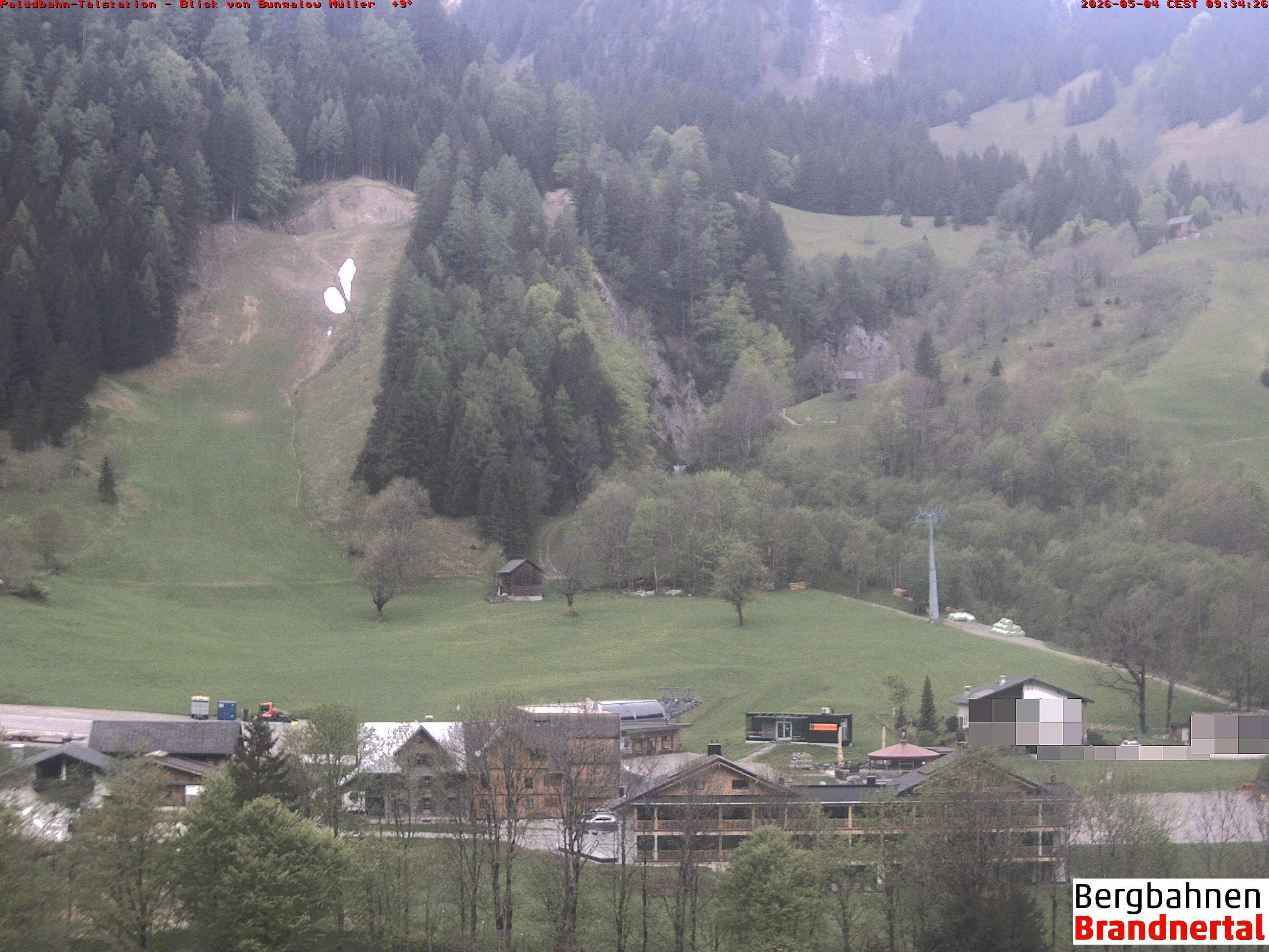 Blick auf Palüdbahn von Bungalow Müller