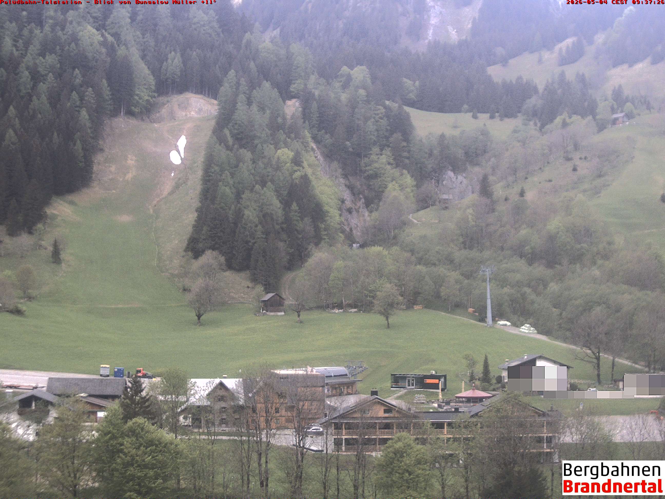 Blick auf Palüdbahn von Bungalow Müller