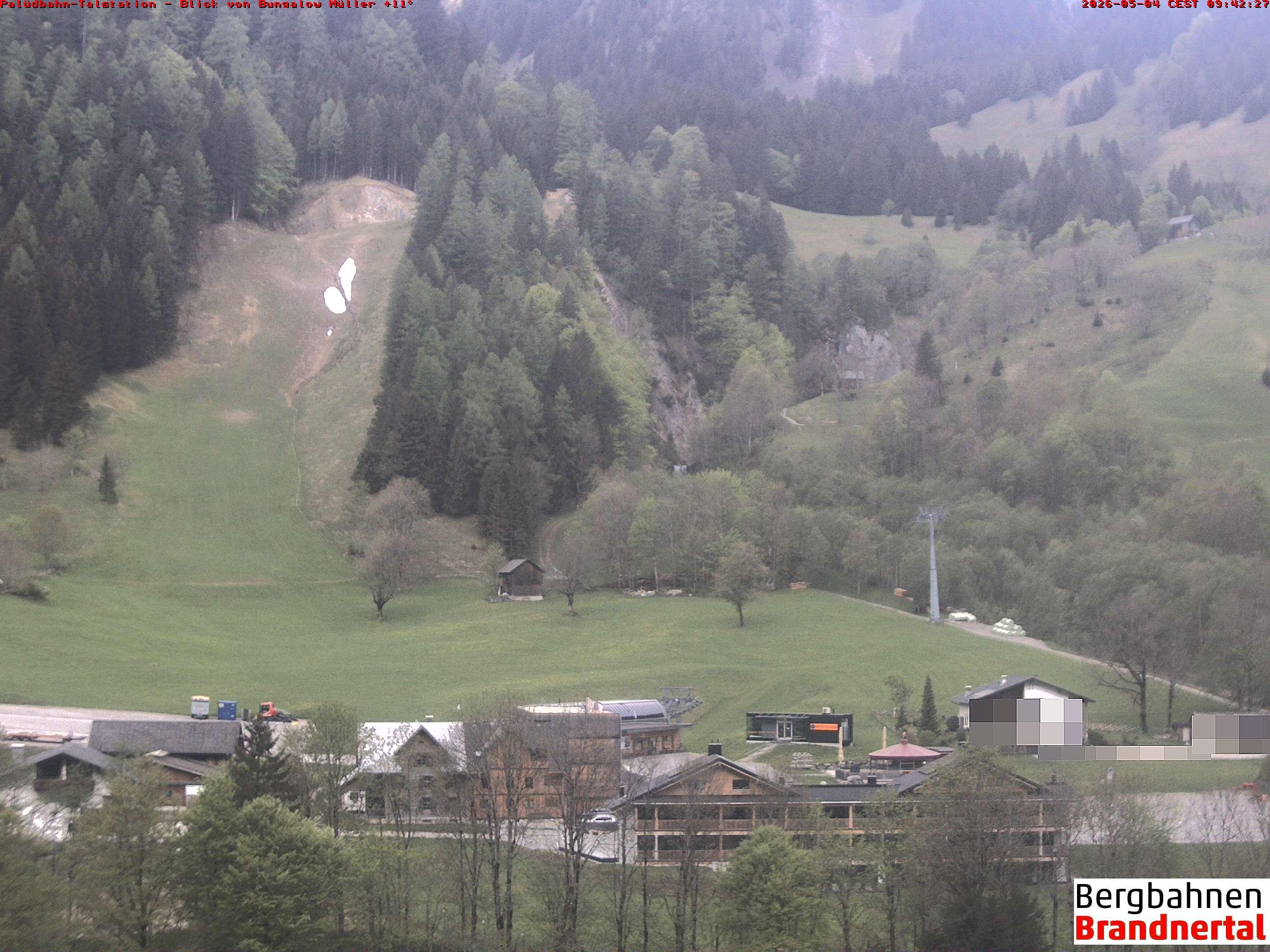 Blick auf Palüdbahn von Bungalow Müller