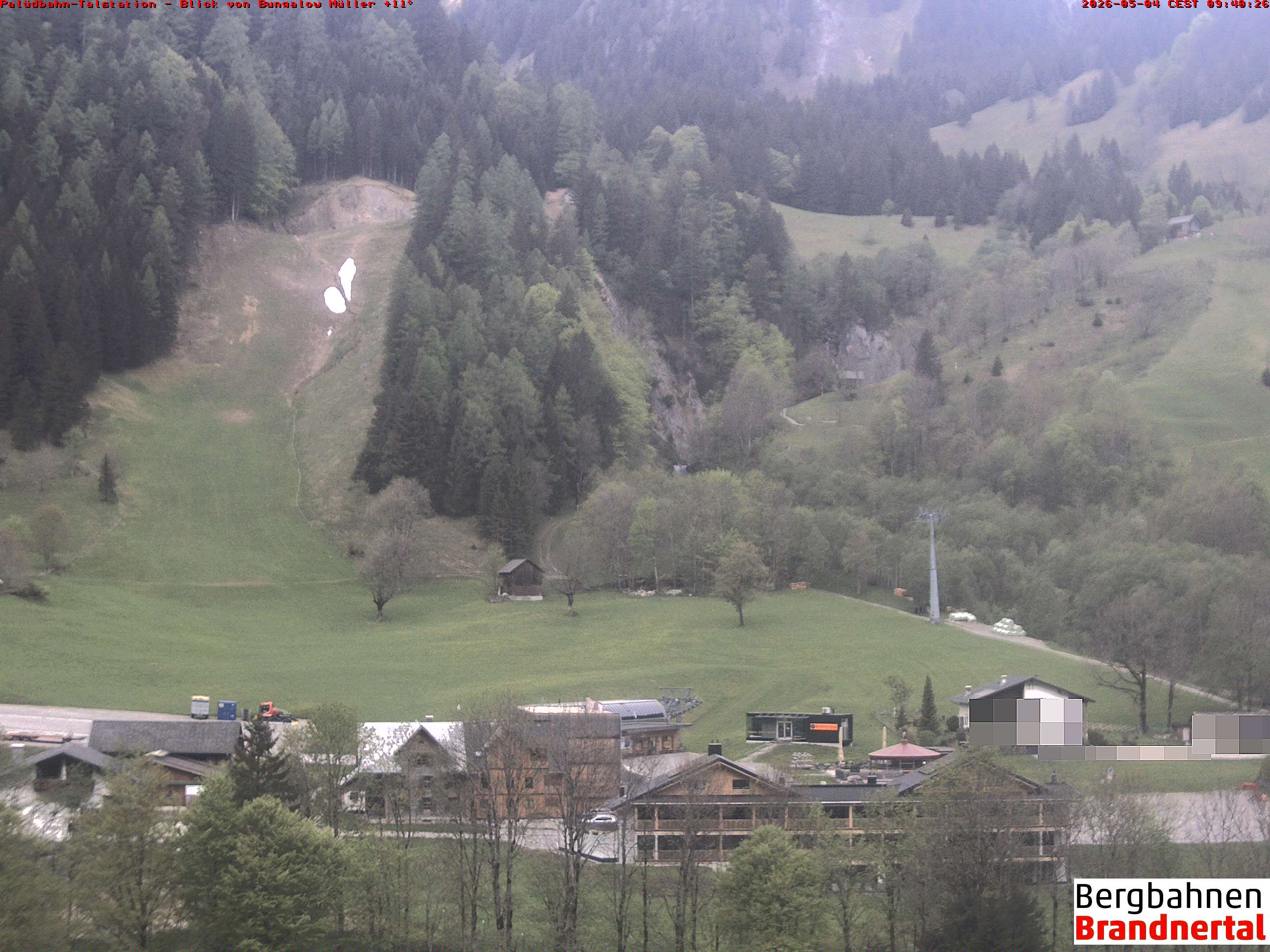 Blick auf Palüdbahn von Bungalow Müller