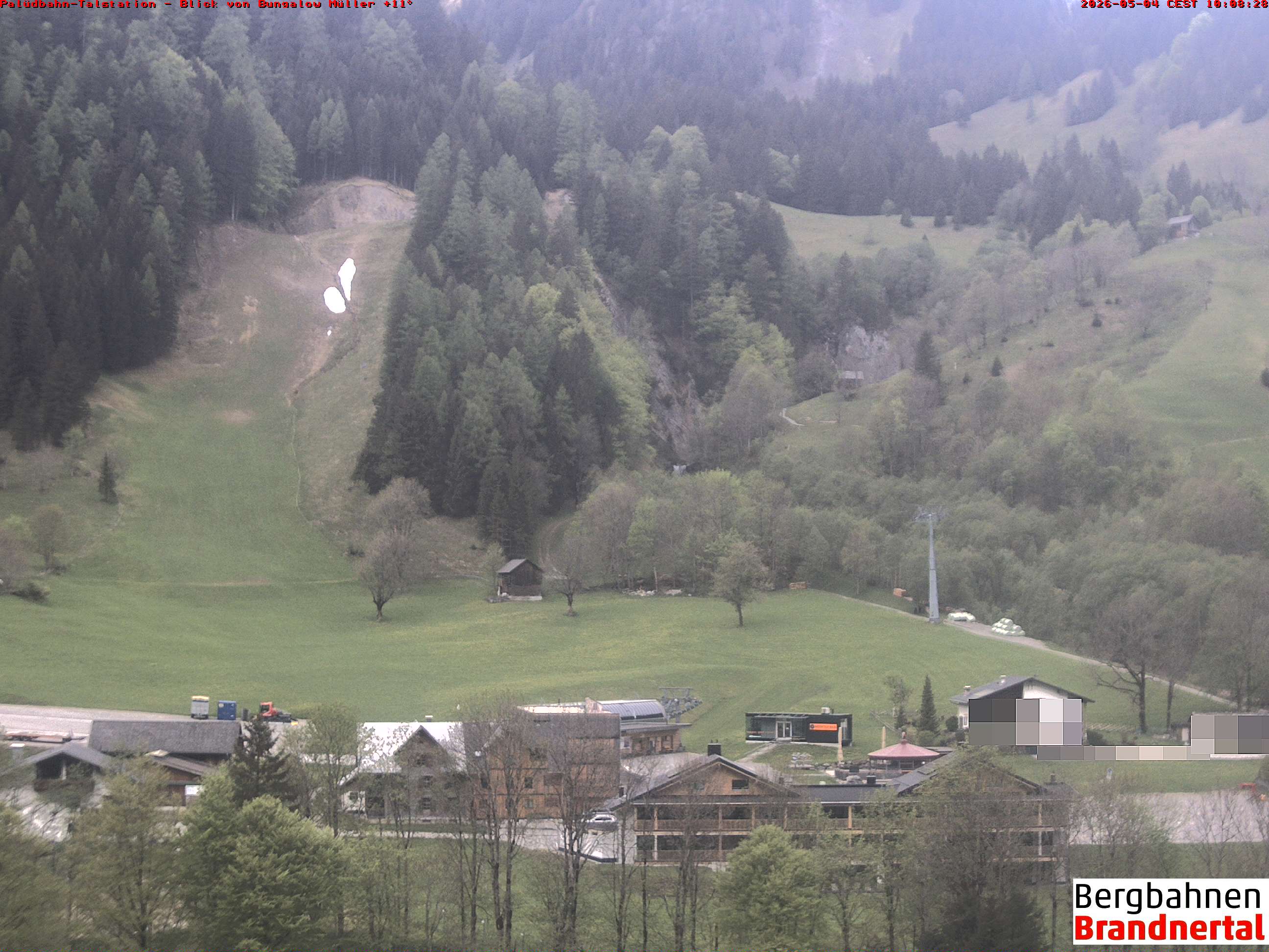 Blick auf Palüdbahn von Bungalow Müller