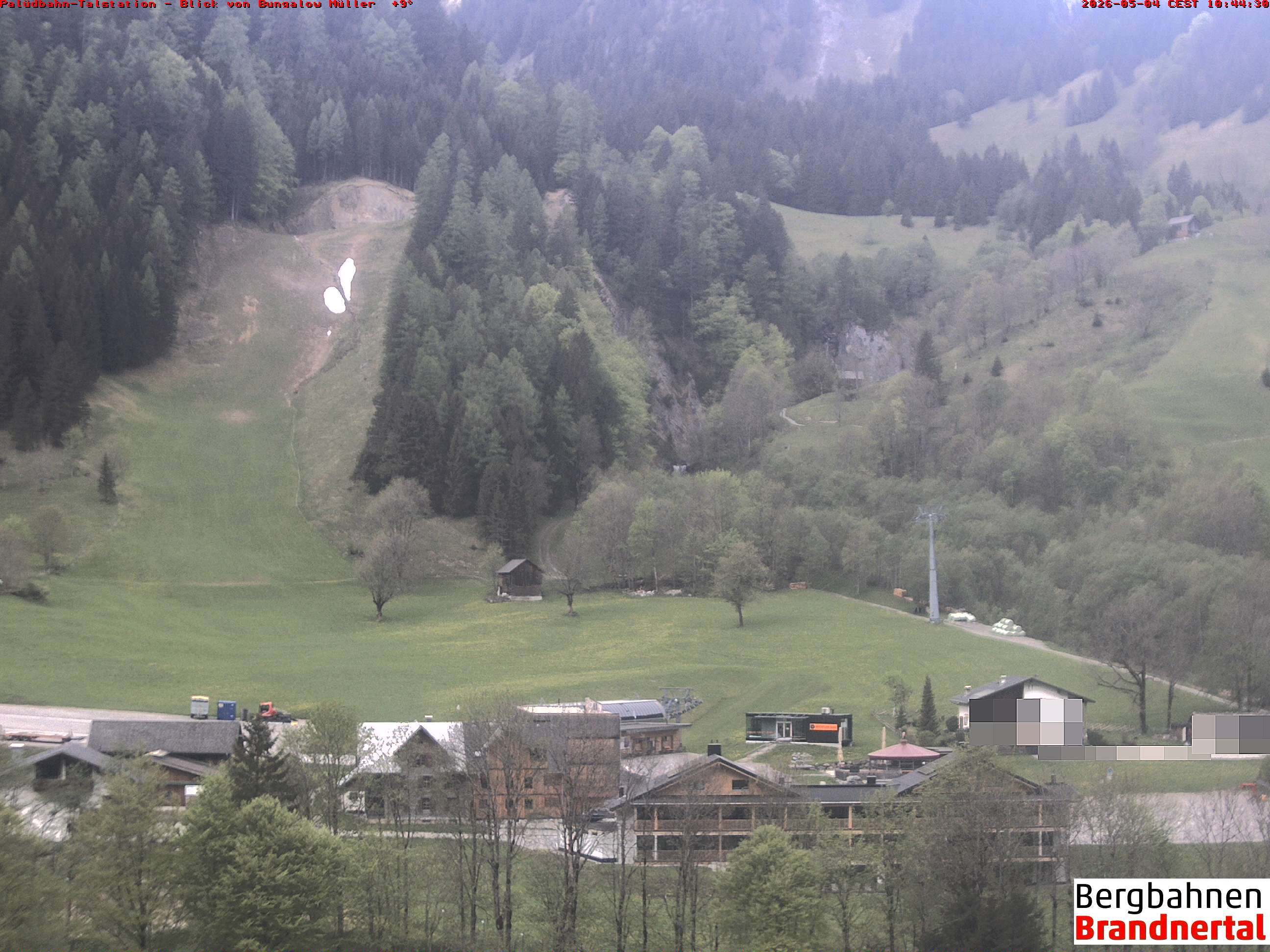 Blick auf Palüdbahn von Bungalow Müller