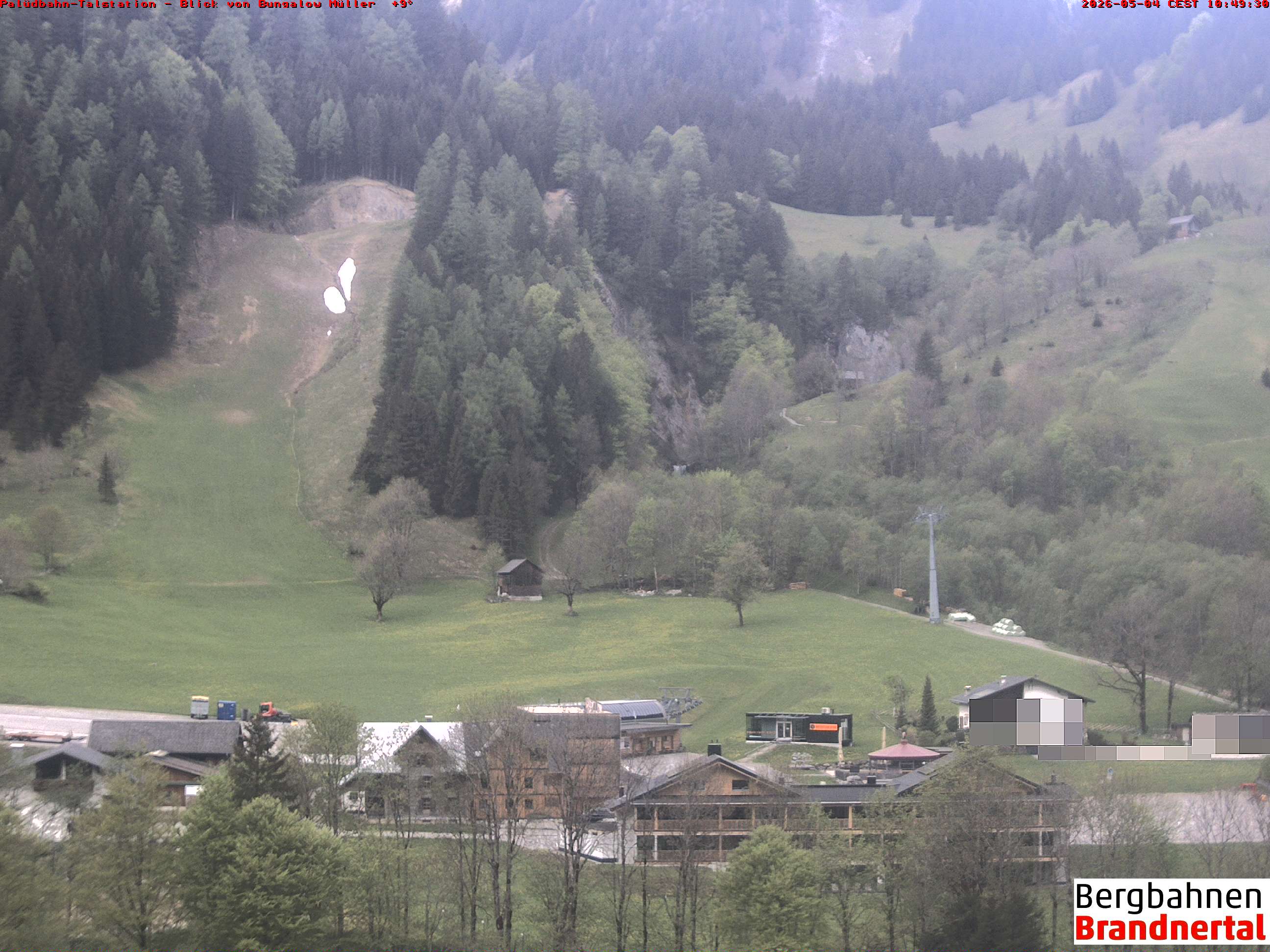 Blick auf Palüdbahn von Bungalow Müller