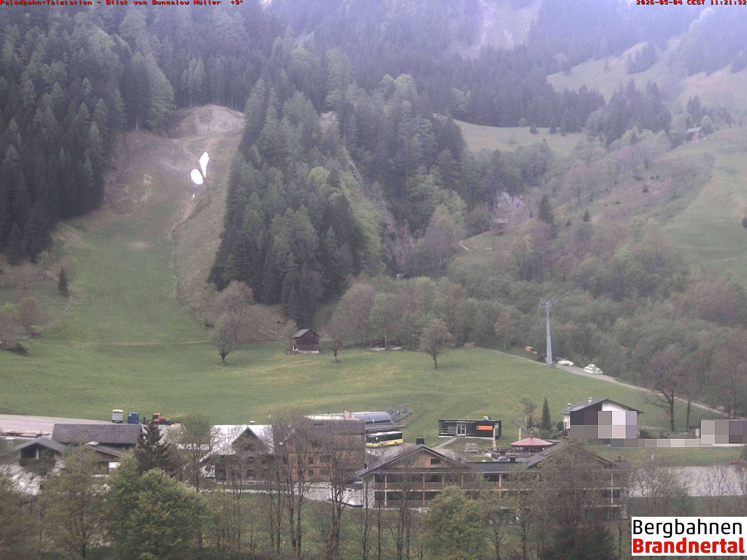 Blick auf Palüdbahn von Bungalow Müller