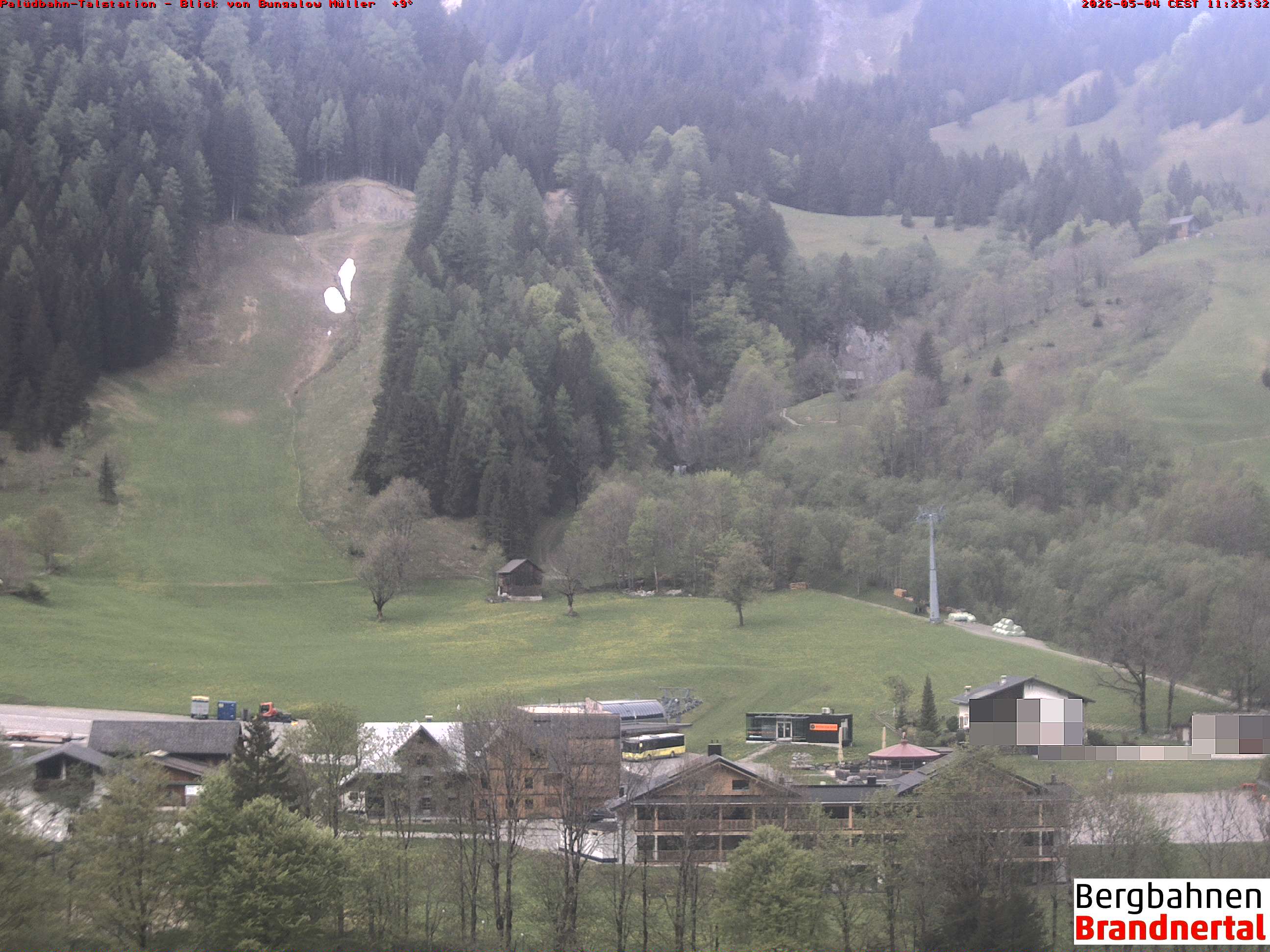 Blick auf Palüdbahn von Bungalow Müller