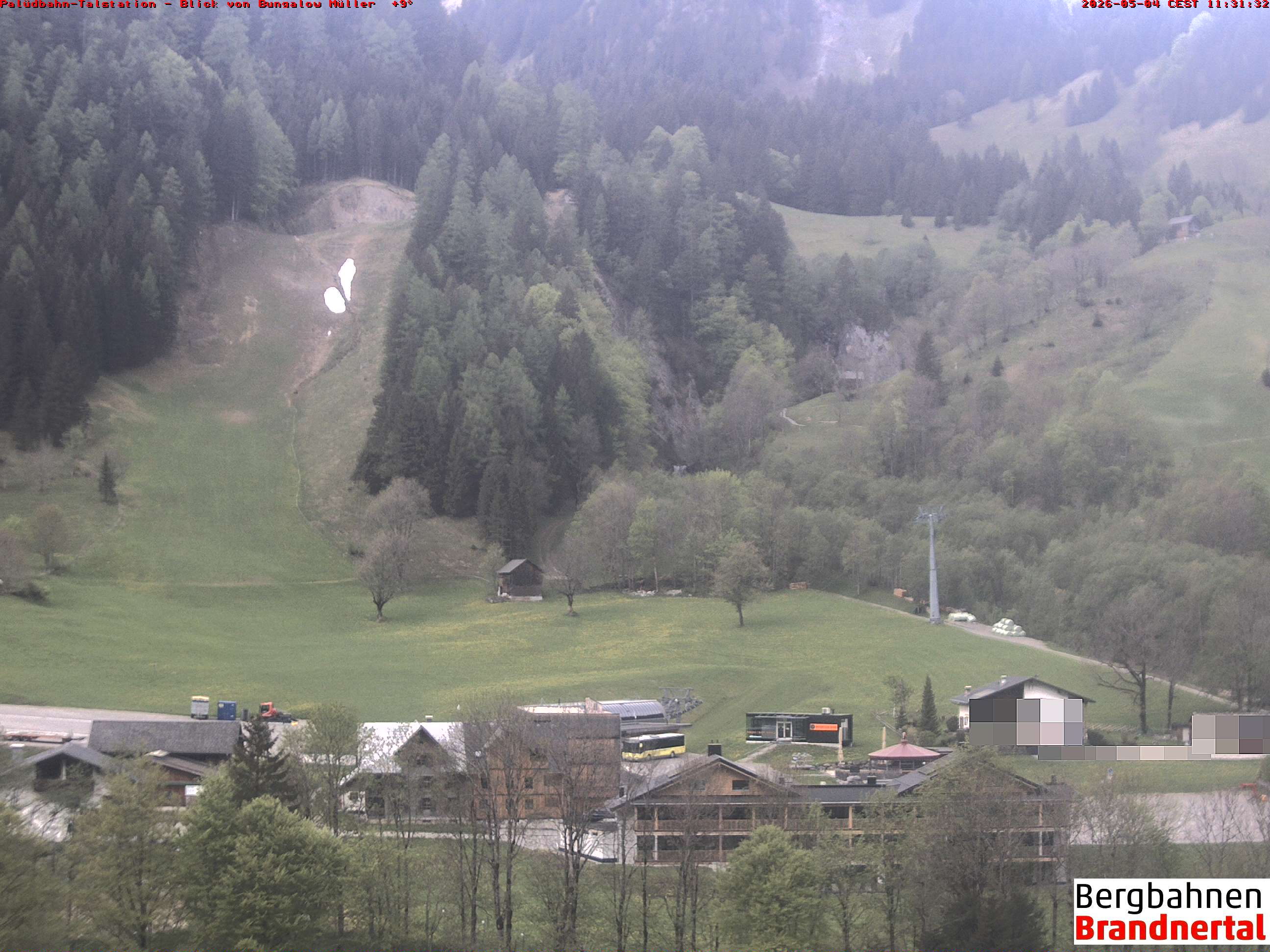 Blick auf Palüdbahn von Bungalow Müller