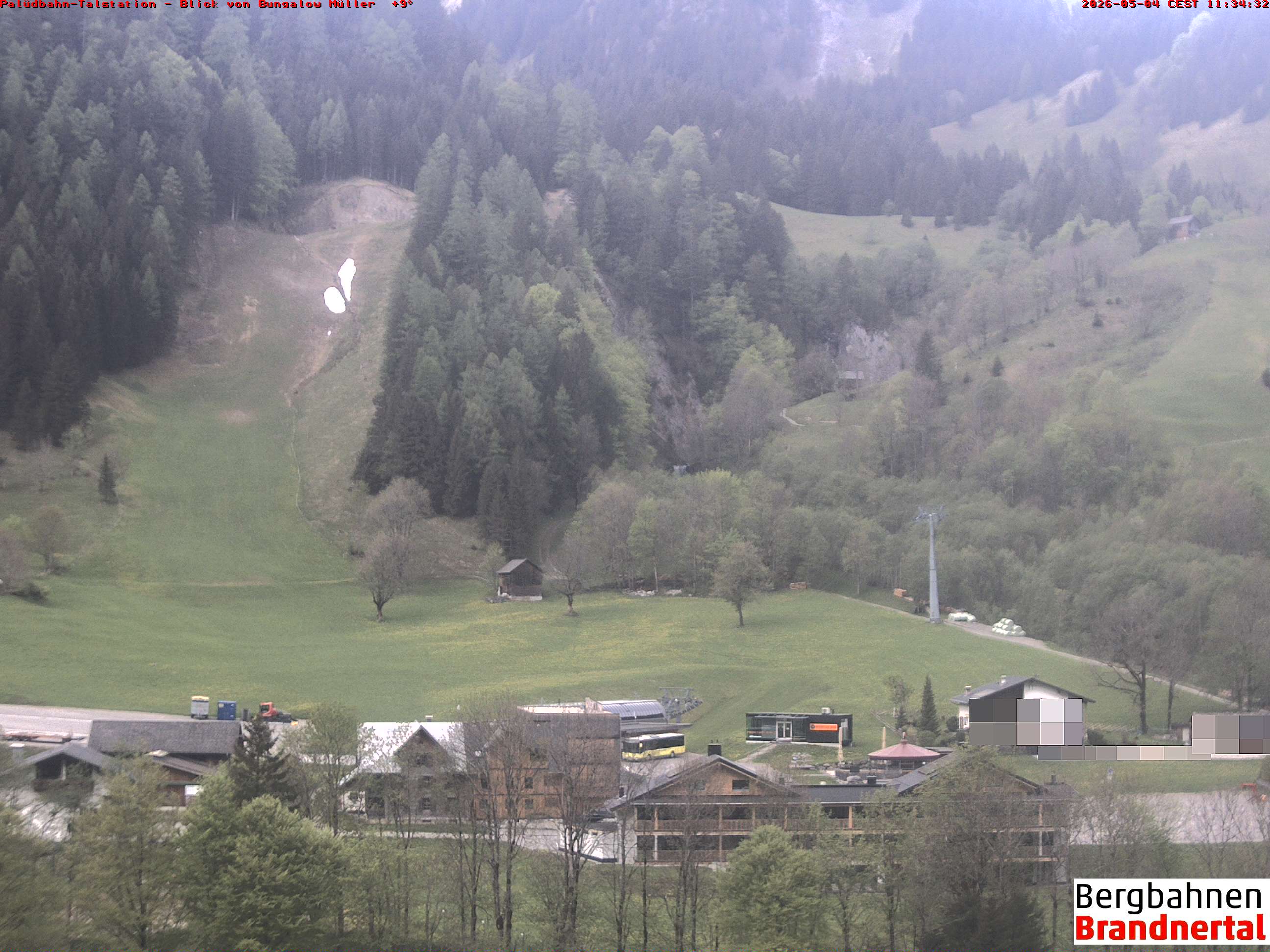 Blick auf Palüdbahn von Bungalow Müller