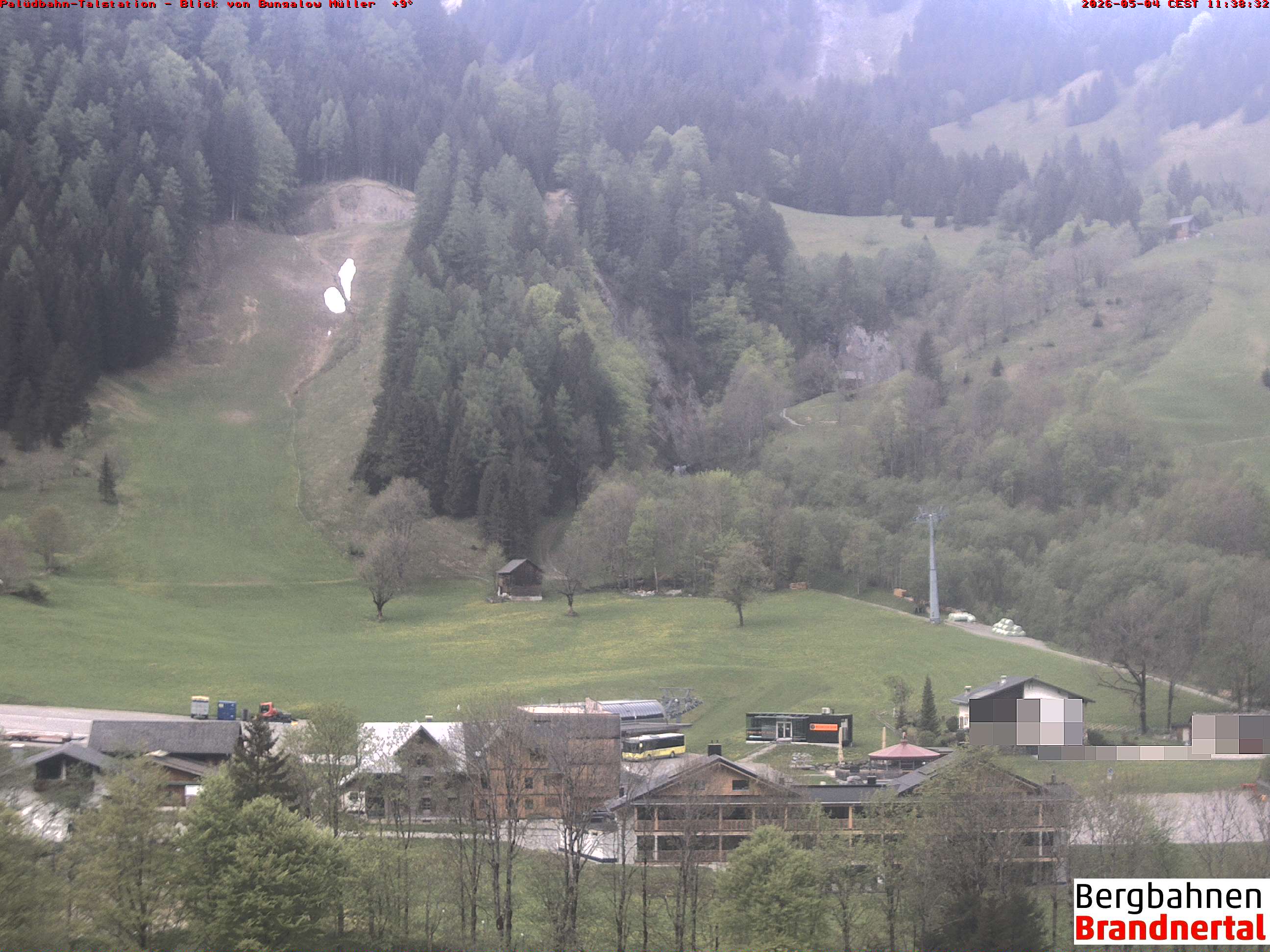 Blick auf Palüdbahn von Bungalow Müller