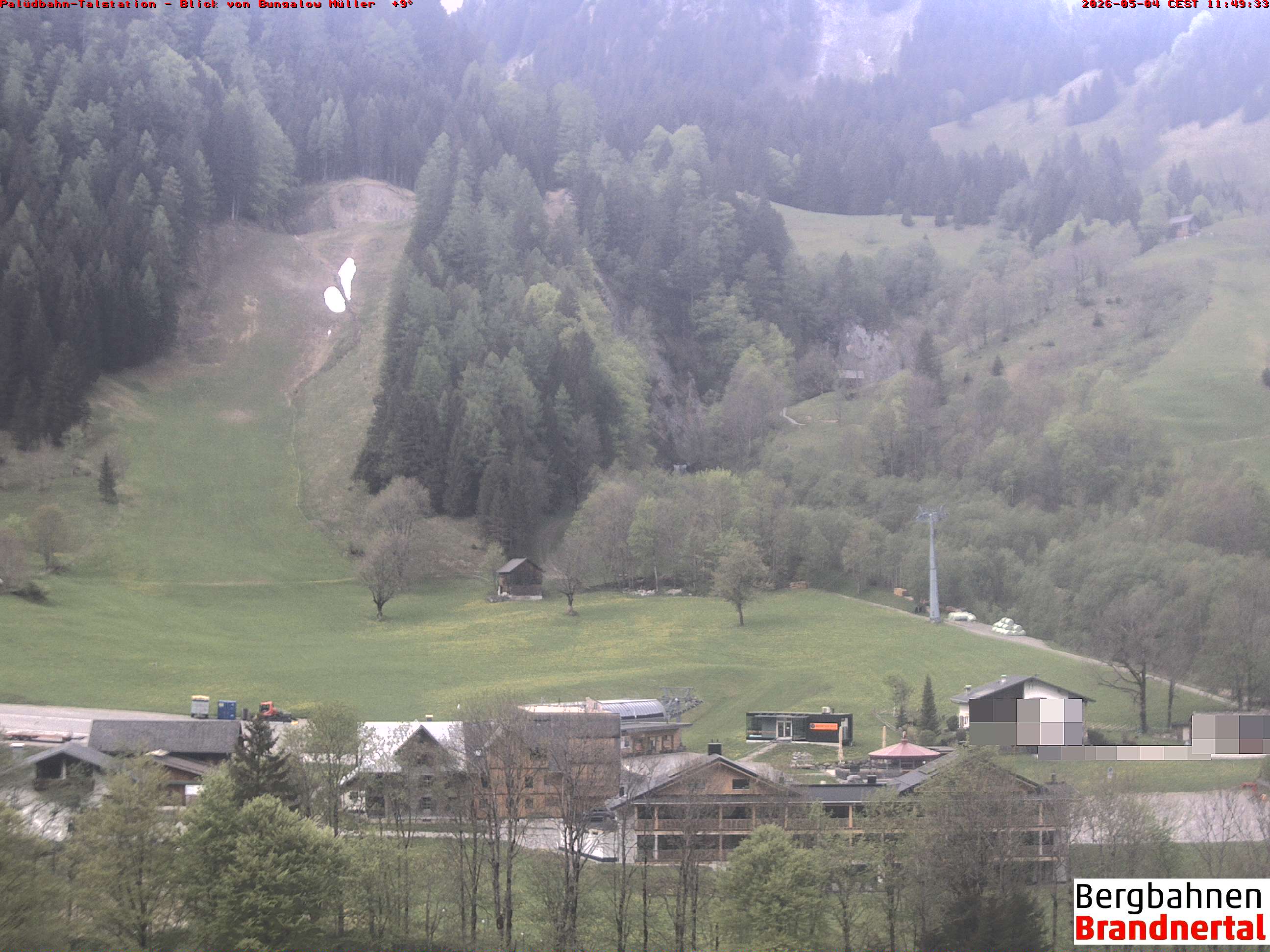 Blick auf Palüdbahn von Bungalow Müller