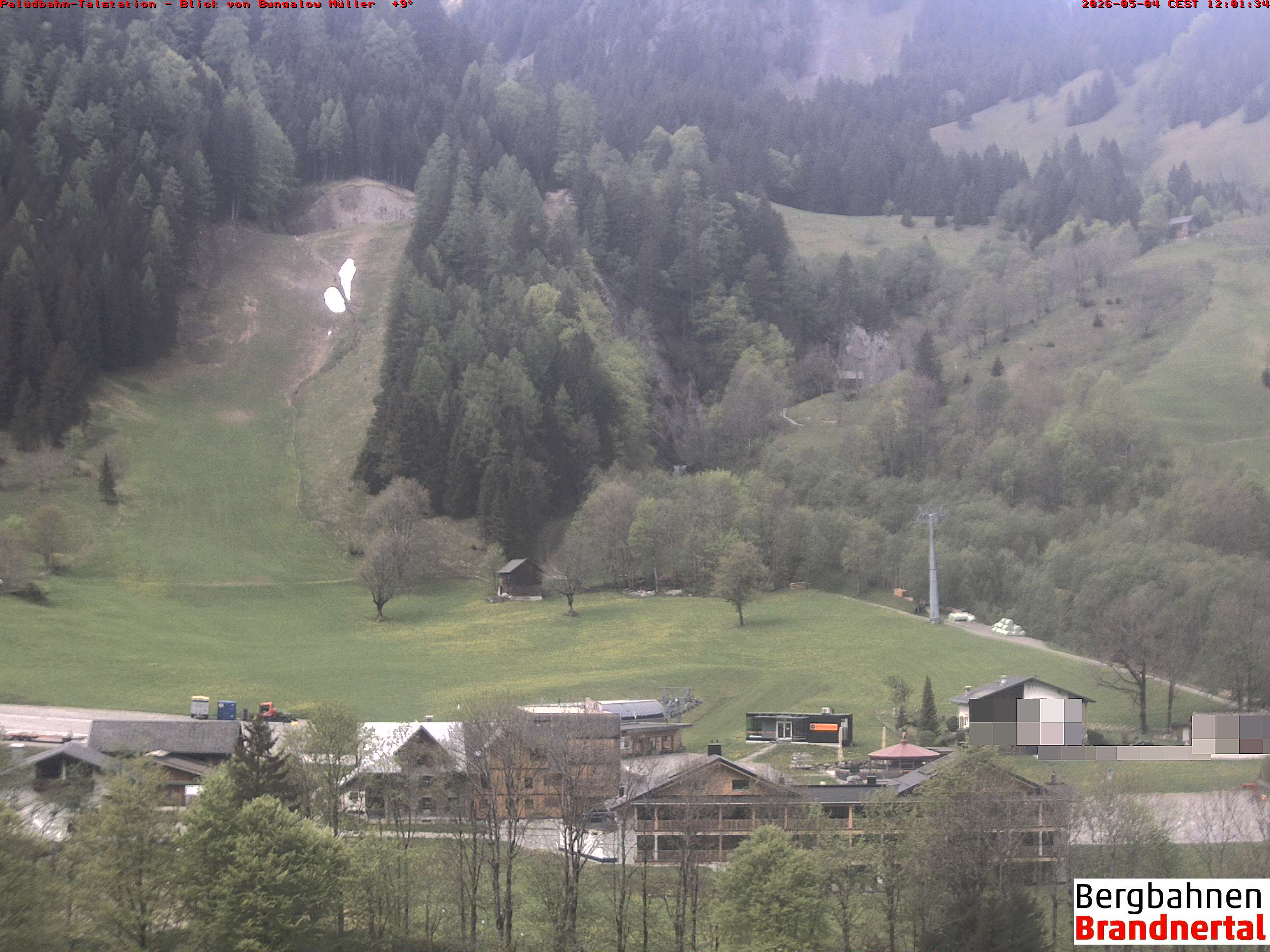 Blick auf Palüdbahn von Bungalow Müller