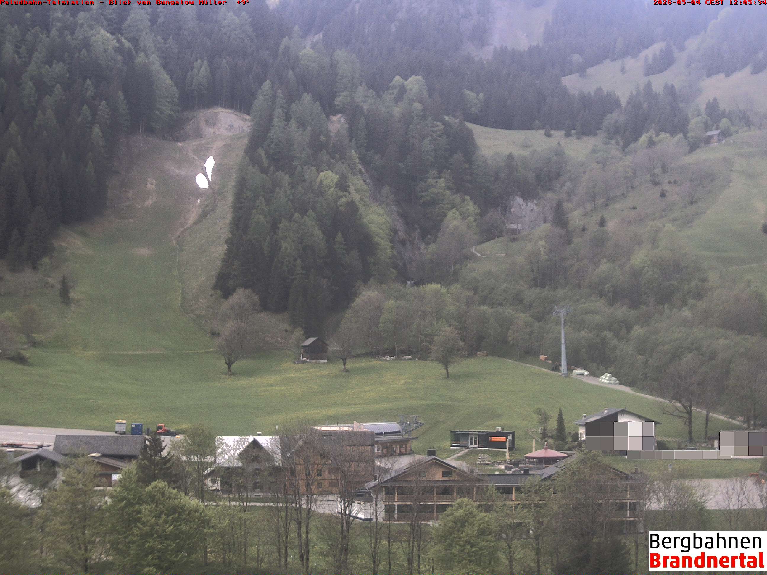 Blick auf Palüdbahn von Bungalow Müller