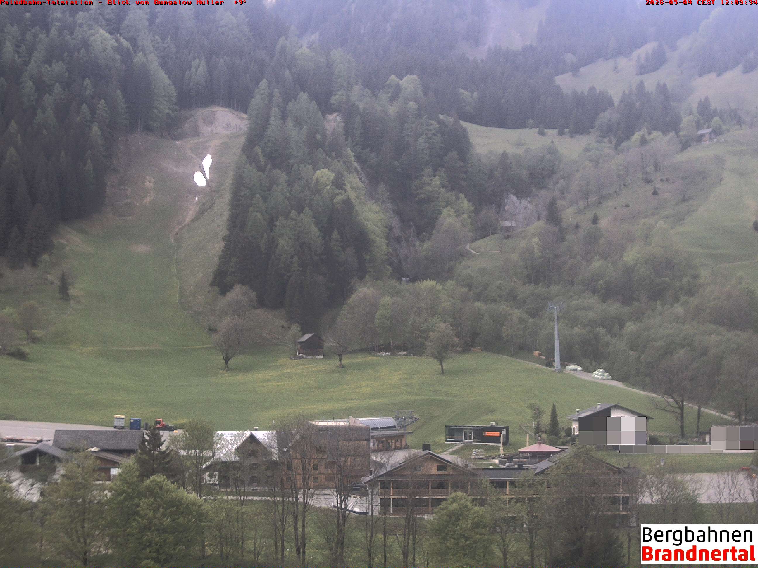 Blick auf Palüdbahn von Bungalow Müller