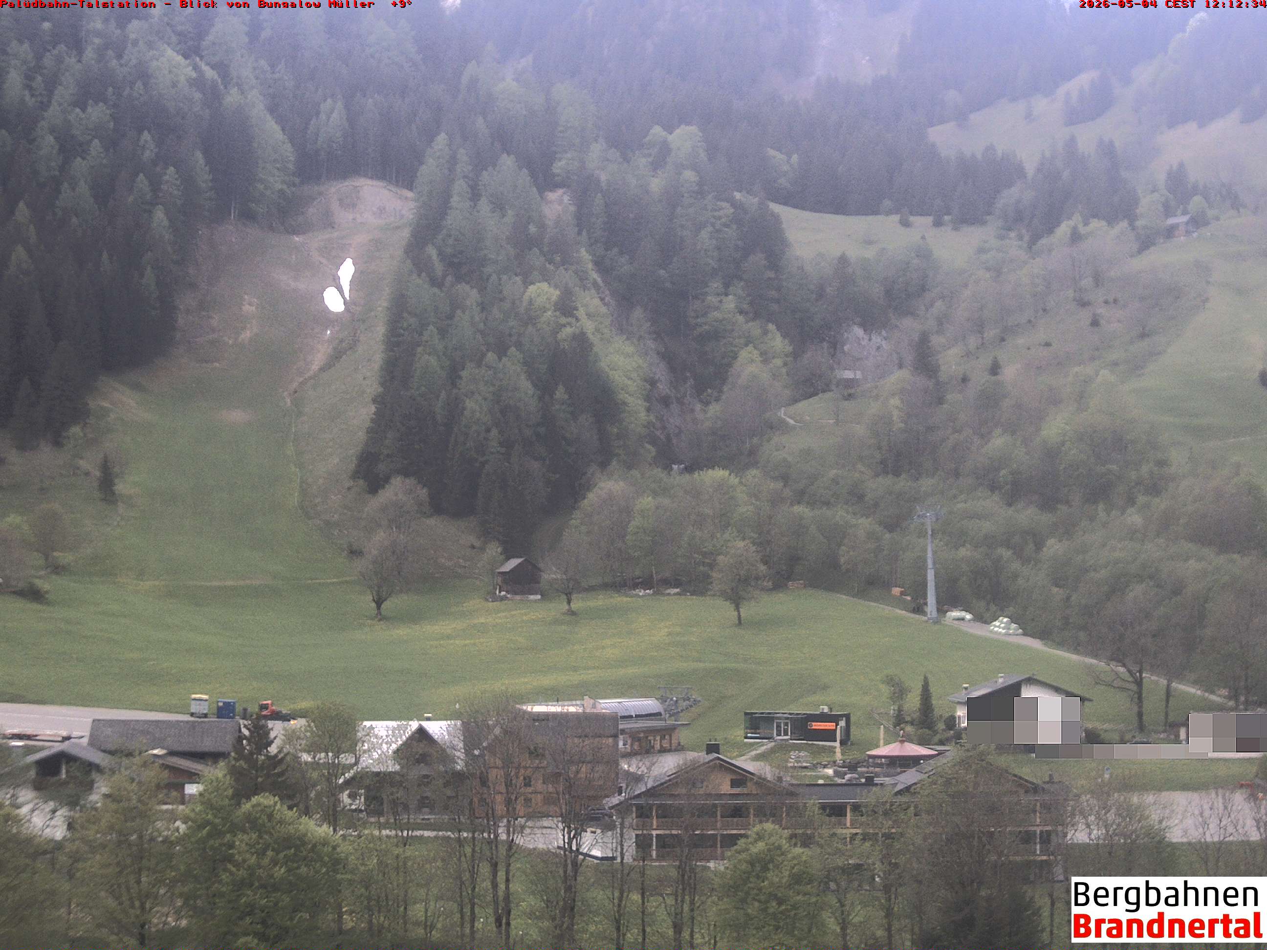 Blick auf Palüdbahn von Bungalow Müller