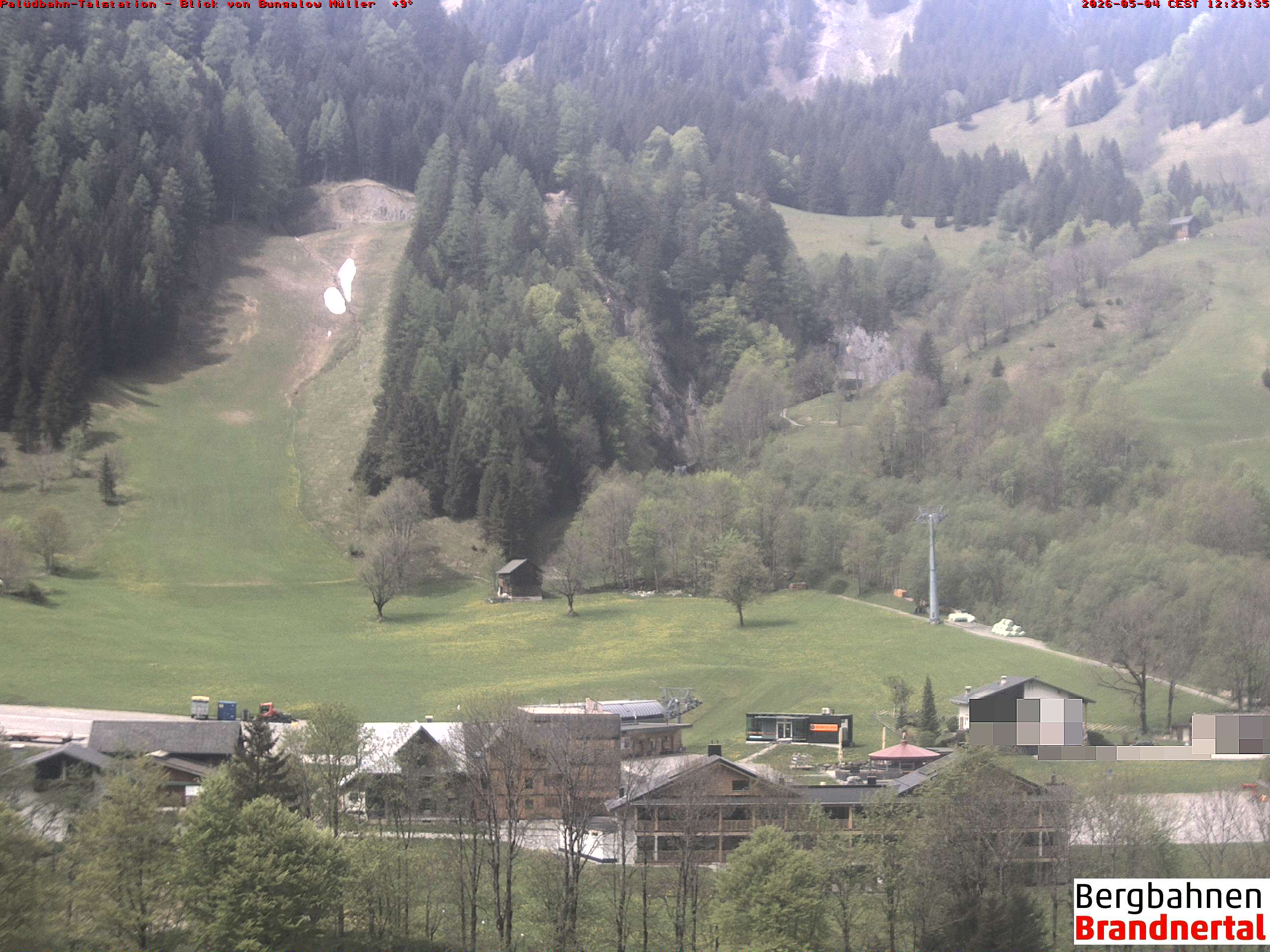 Blick auf Palüdbahn von Bungalow Müller