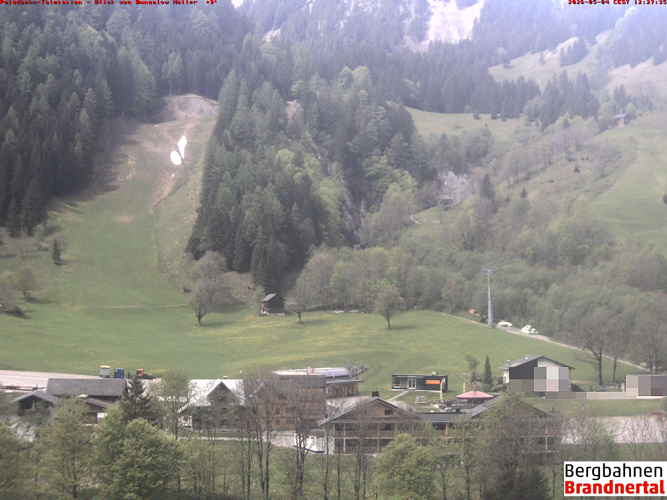 Blick auf Palüdbahn von Bungalow Müller