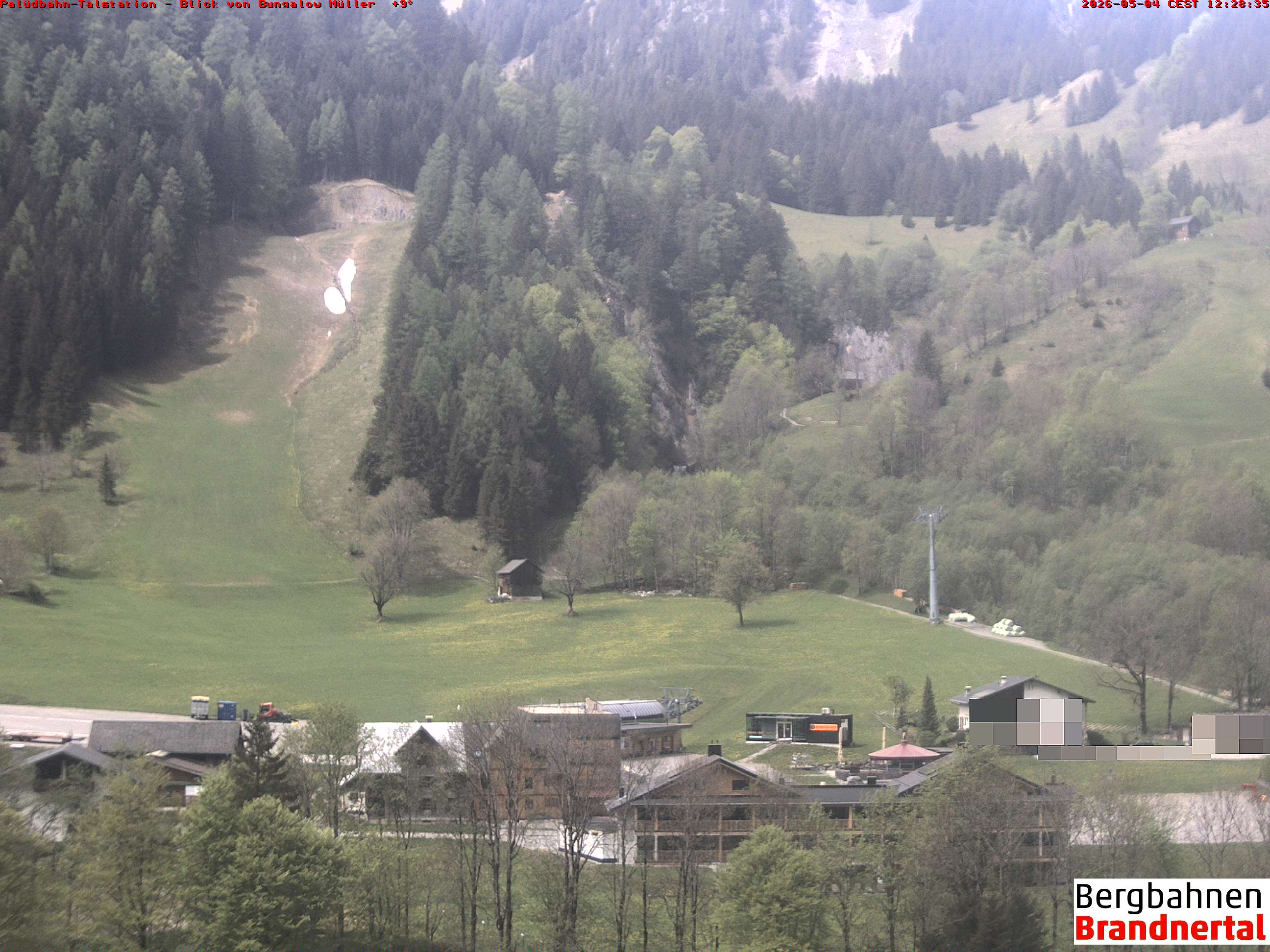 Blick auf Palüdbahn von Bungalow Müller