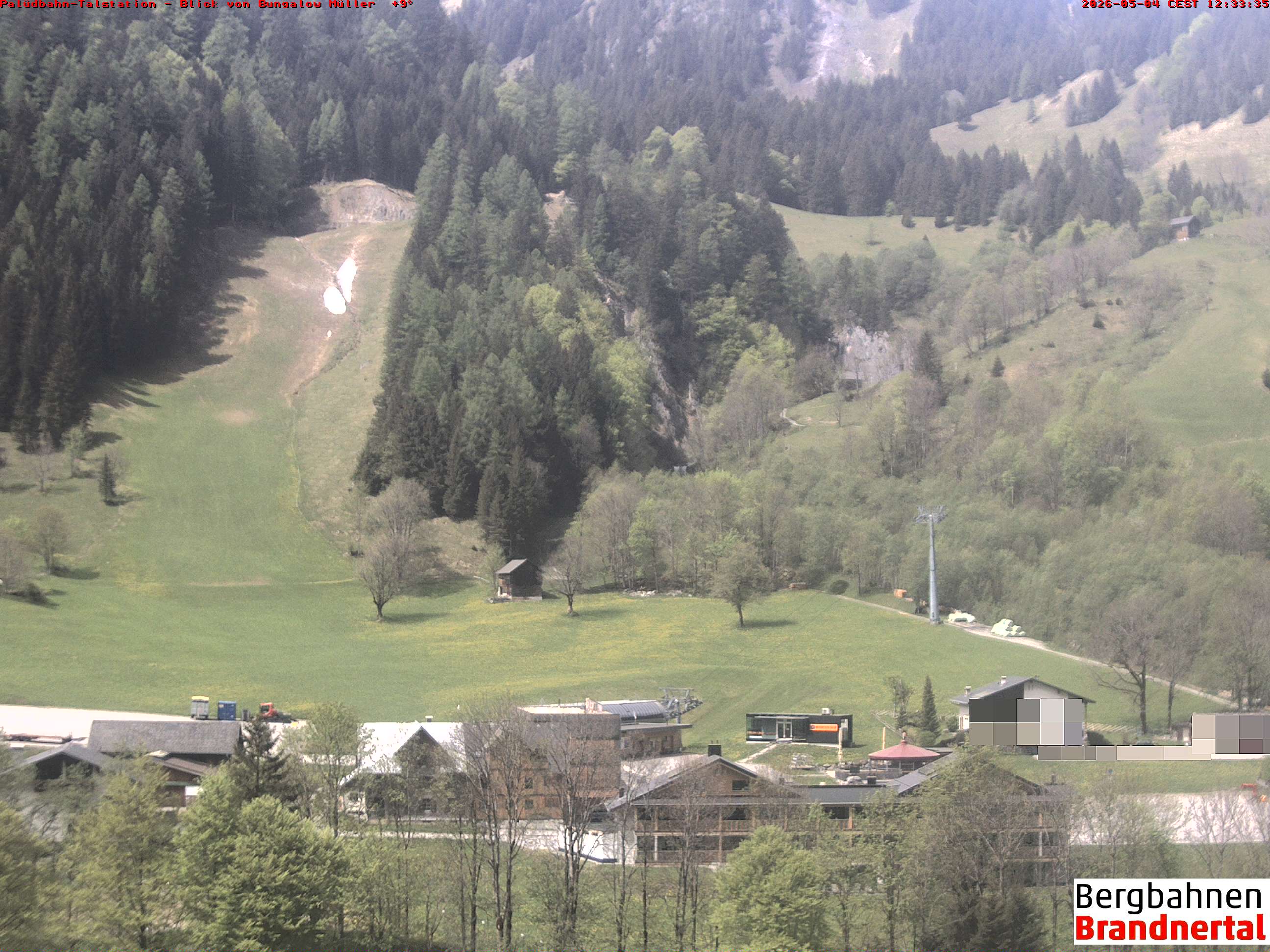 Blick auf Palüdbahn von Bungalow Müller