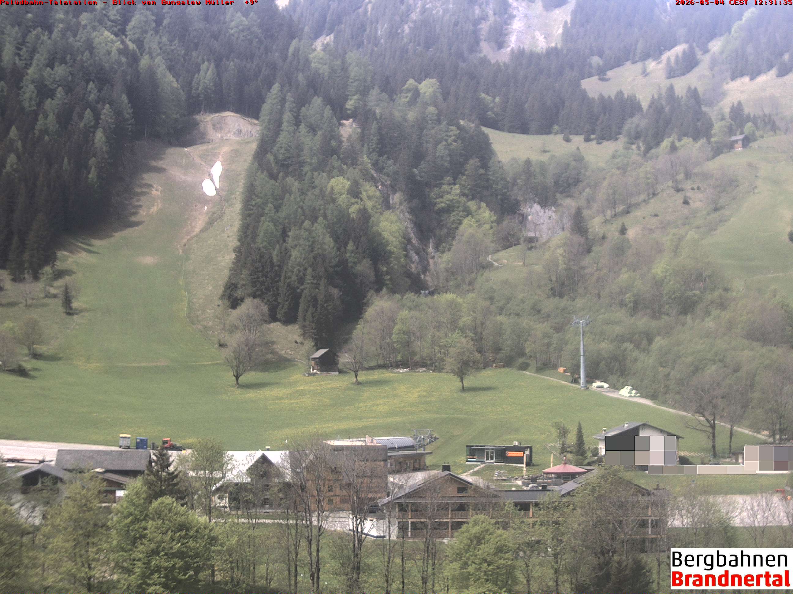 Blick auf Palüdbahn von Bungalow Müller